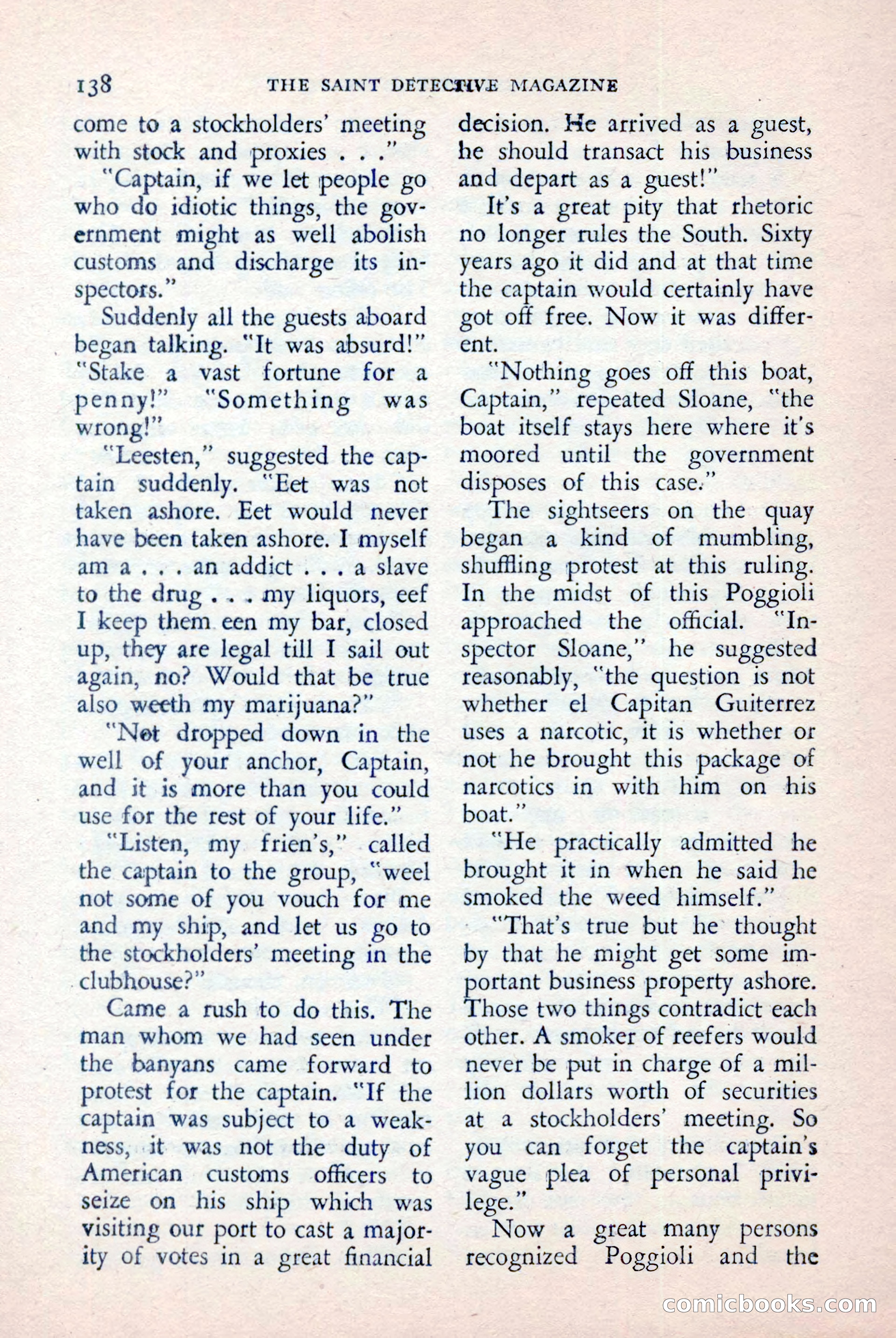 The Saint Detective Magazine, April 1957 — page 140 of 148