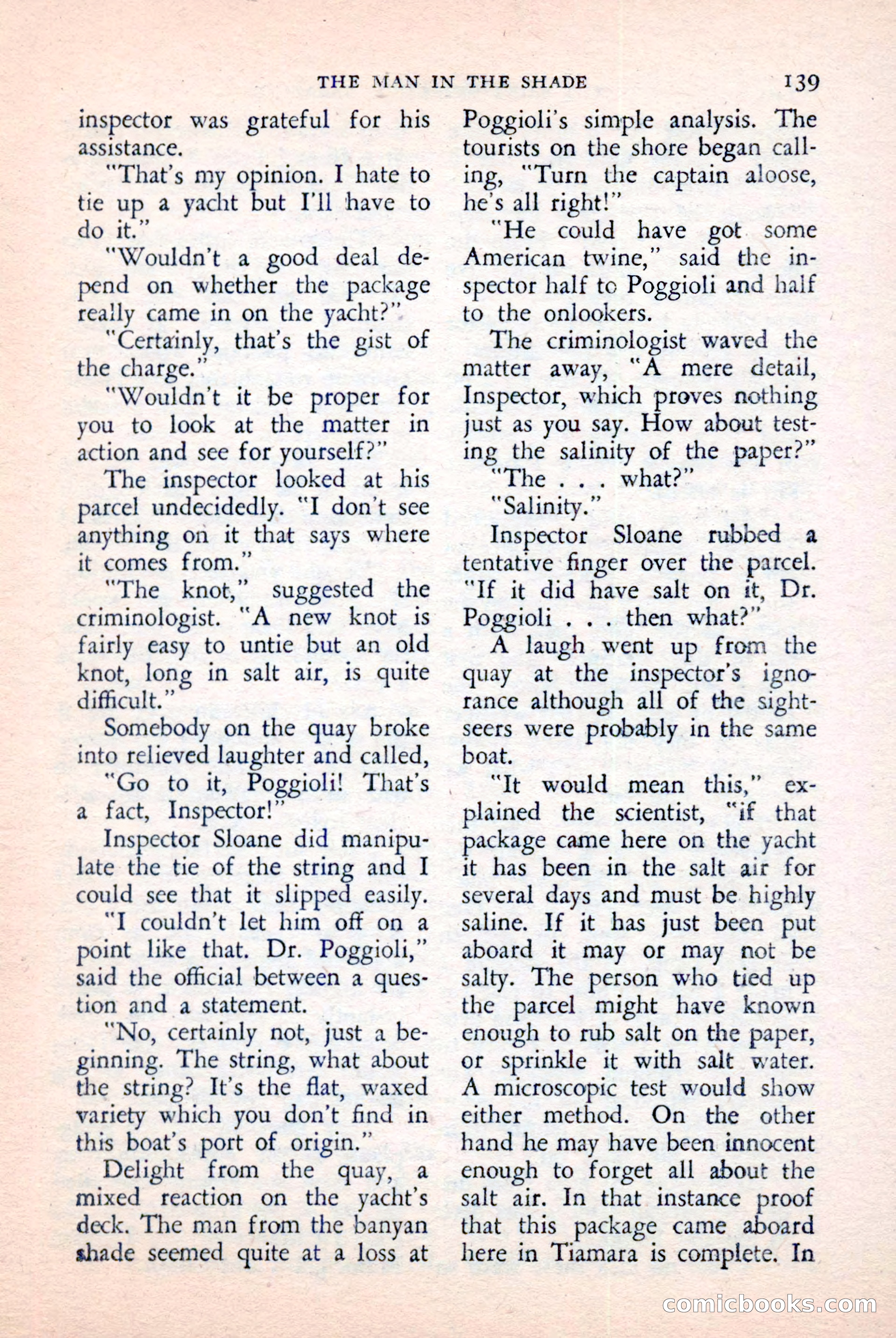 The Saint Detective Magazine, April 1957 — page 141 of 148