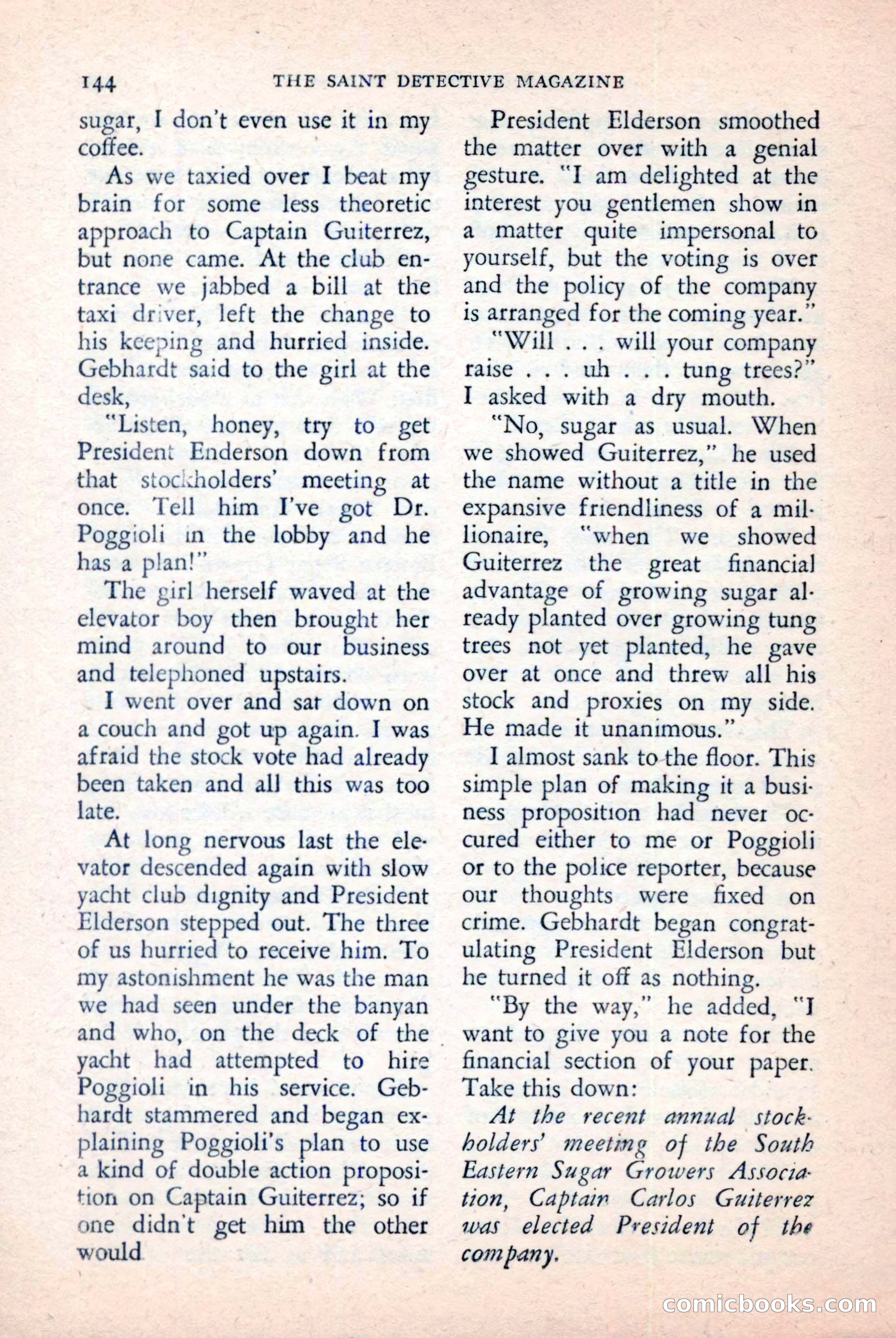 The Saint Detective Magazine, April 1957 — page 146 of 148