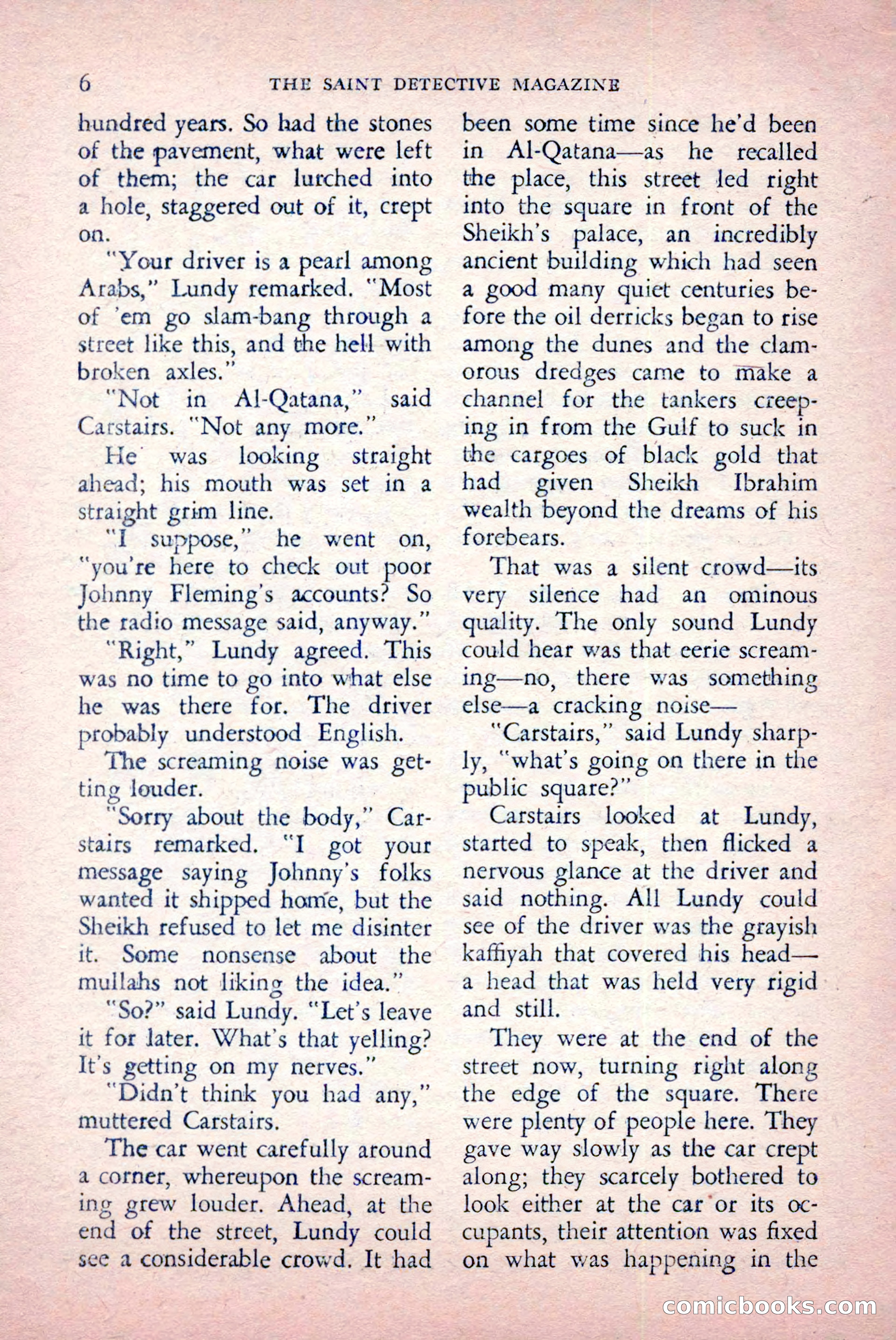 The Saint Detective Magazine, May 1957 — page 8 of 148