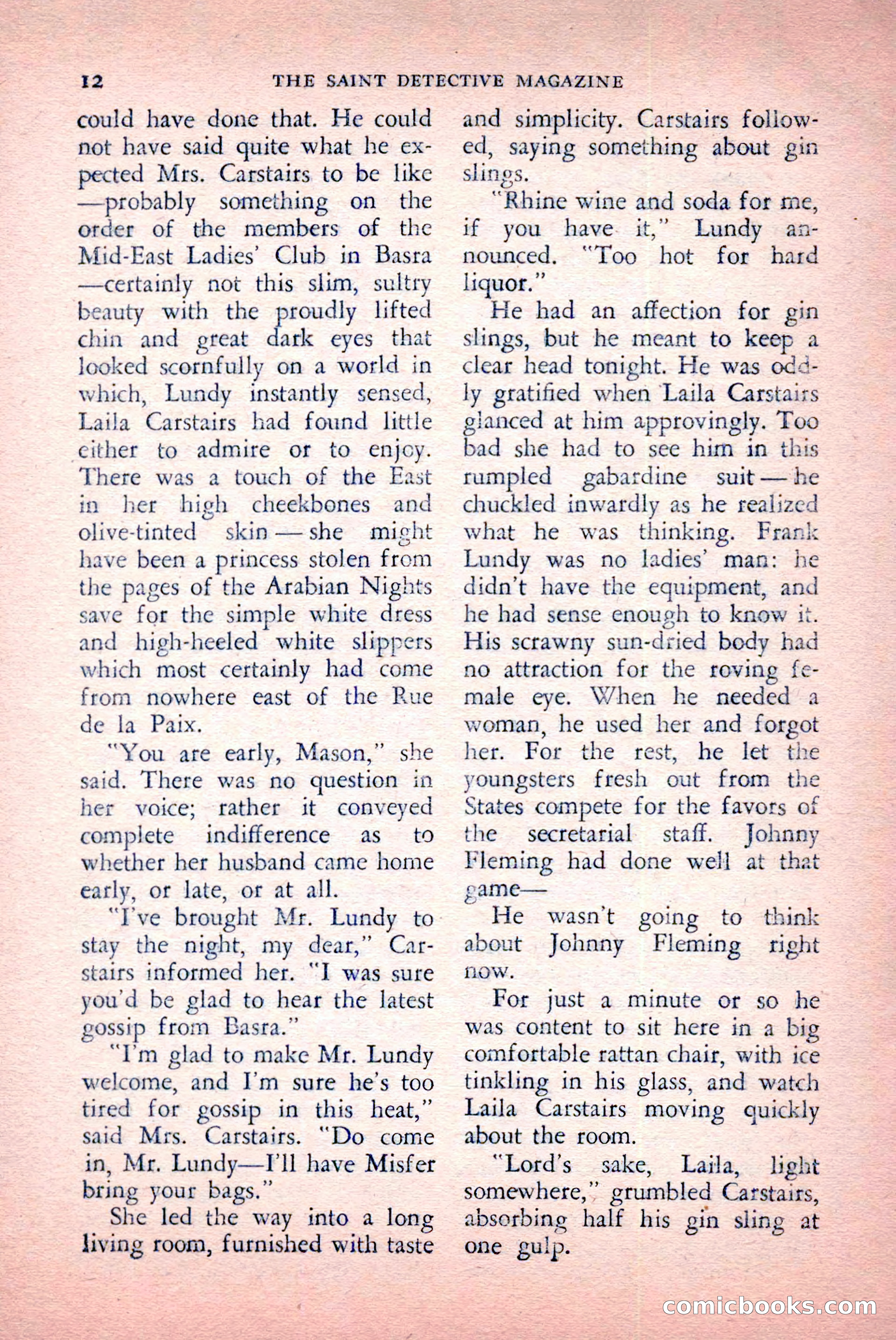 The Saint Detective Magazine, May 1957 — page 14 of 148