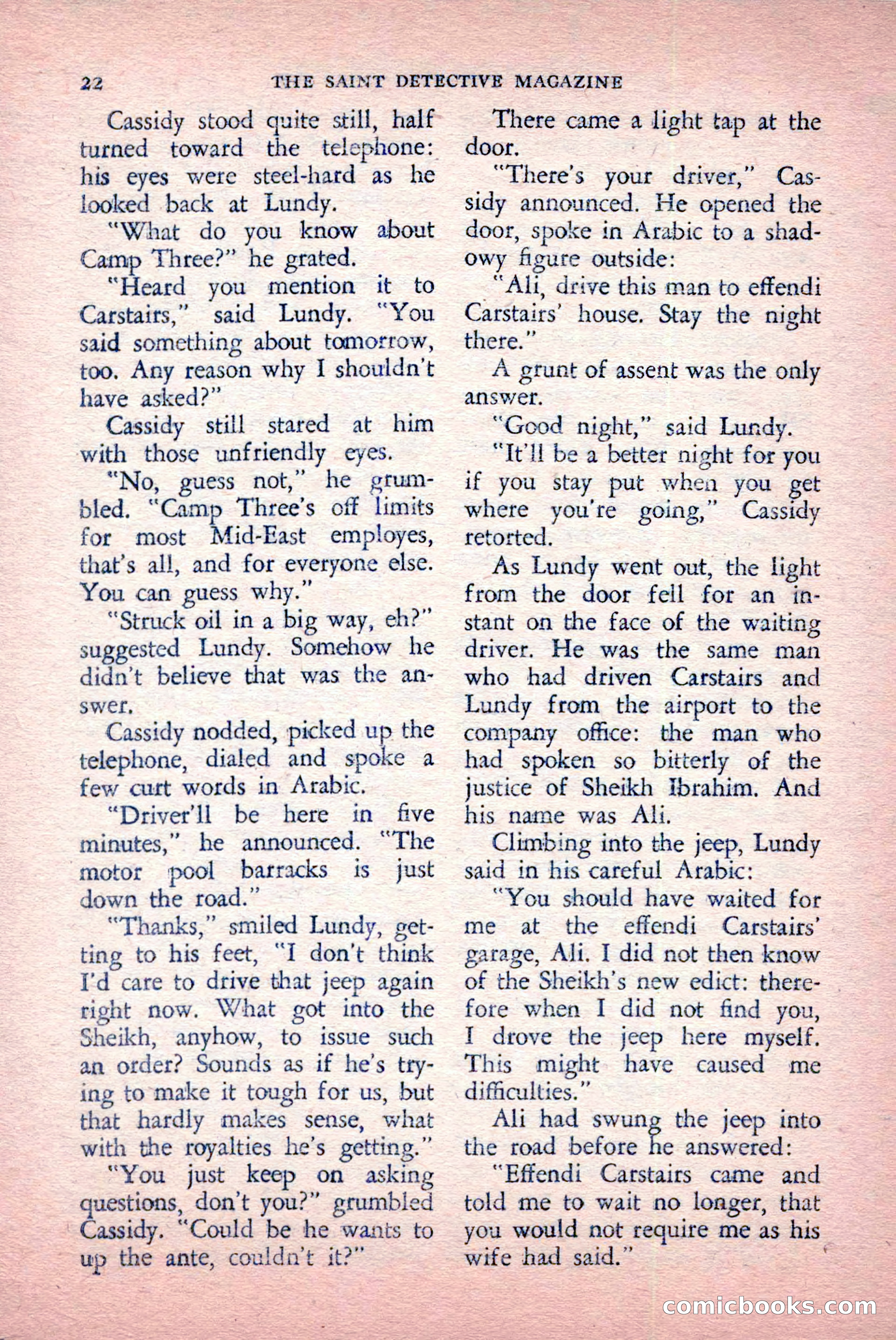 The Saint Detective Magazine, May 1957 — page 24 of 148