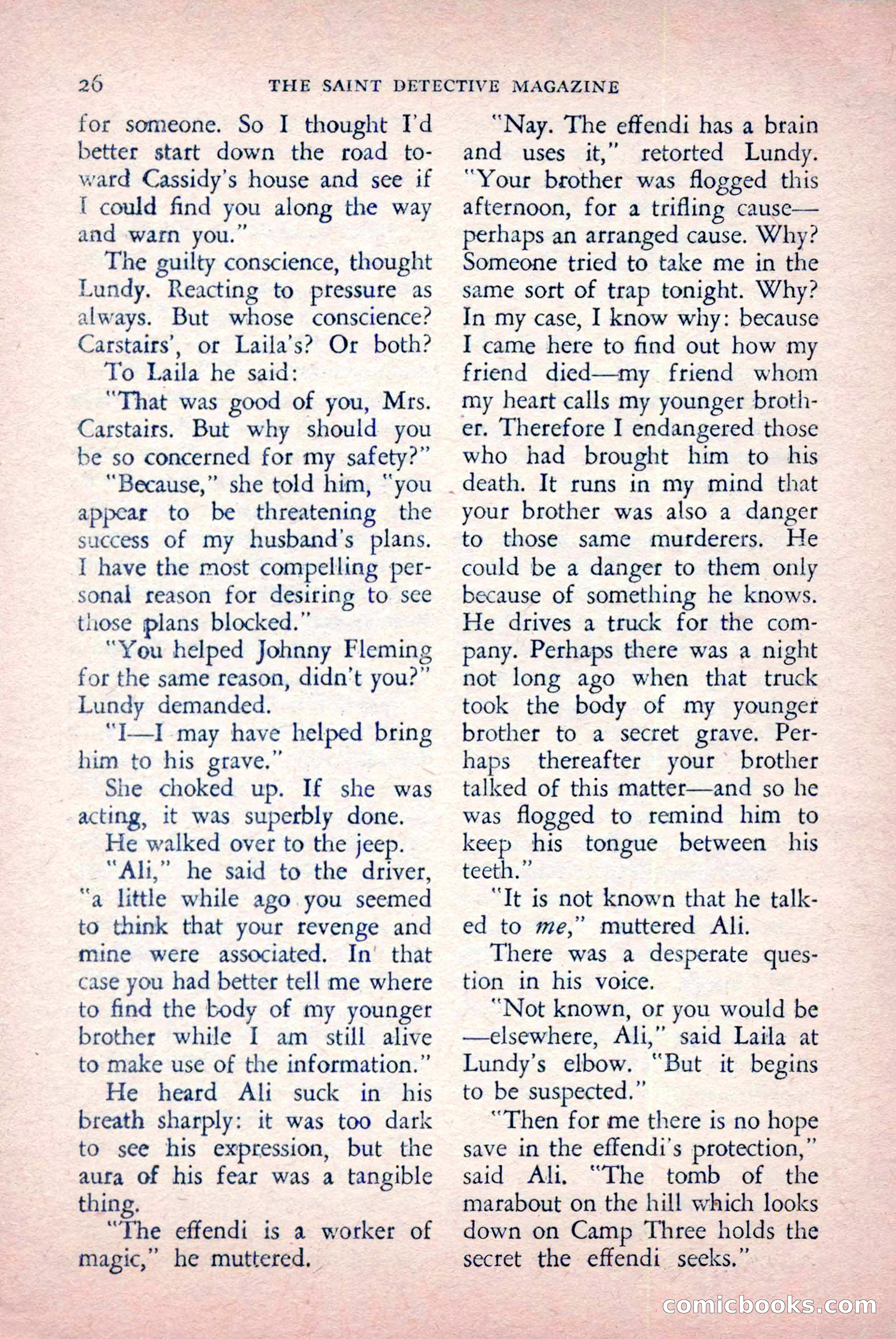 The Saint Detective Magazine, May 1957 — page 28 of 148