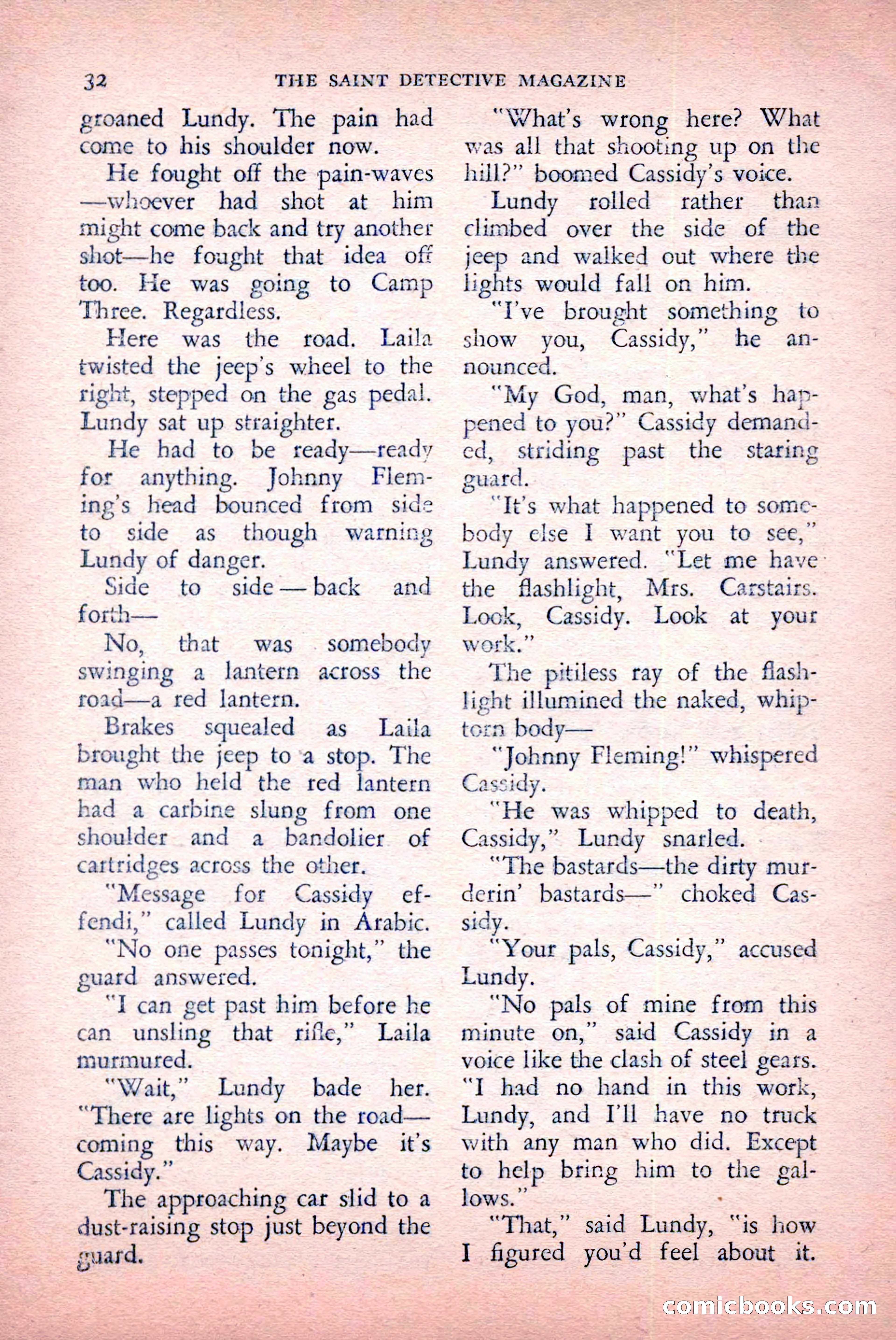 The Saint Detective Magazine, May 1957 — page 34 of 148