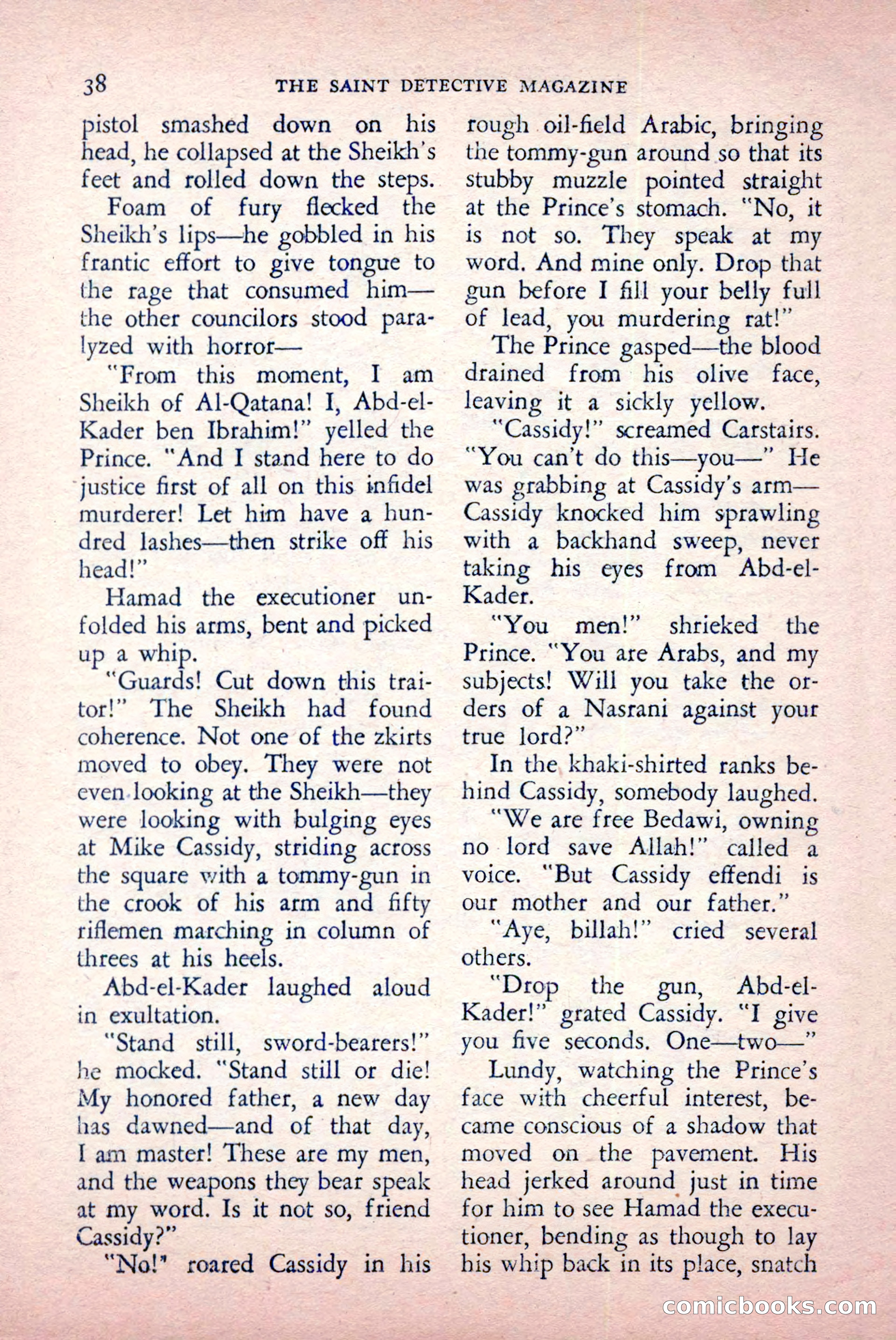 The Saint Detective Magazine, May 1957 — page 40 of 148
