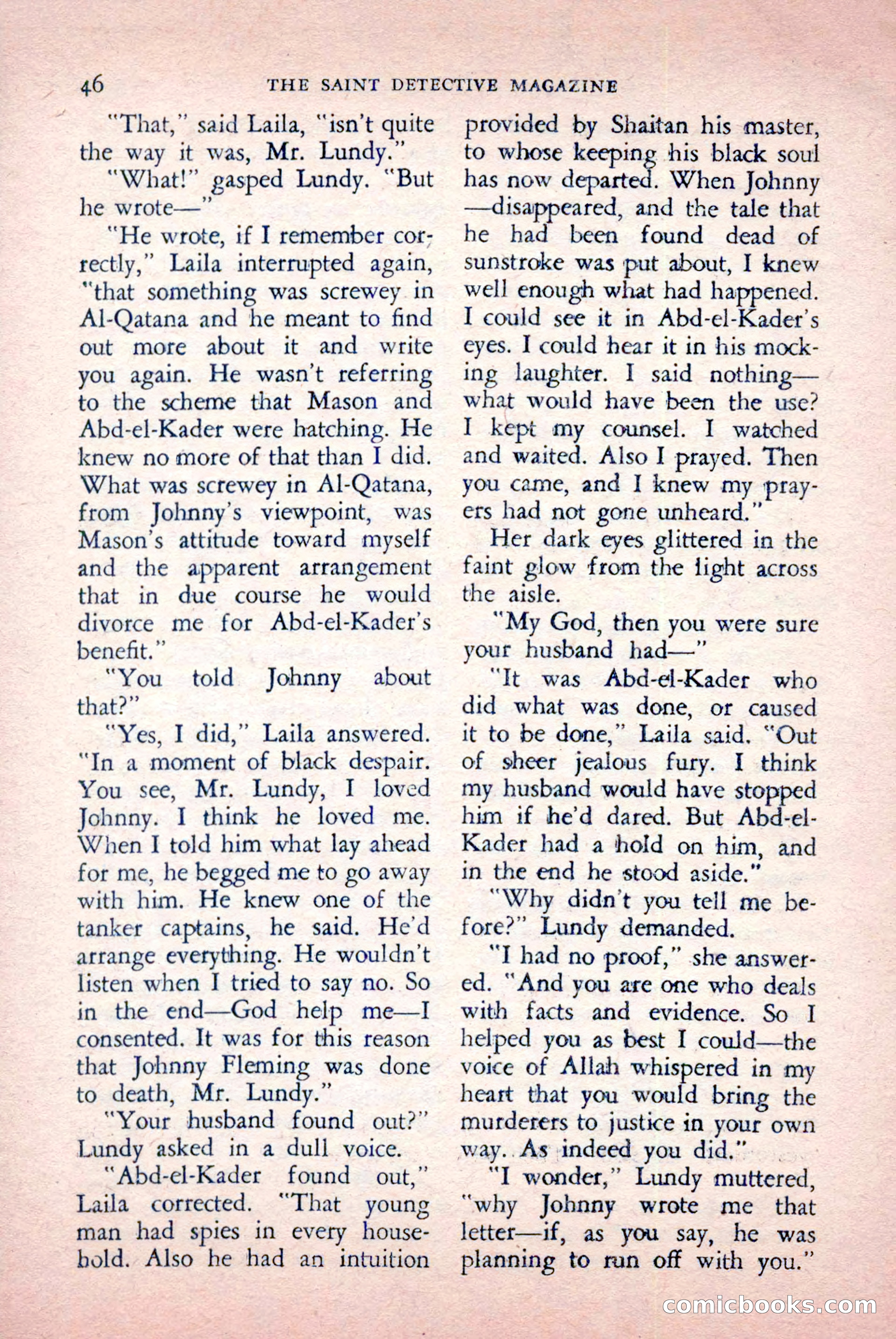 The Saint Detective Magazine, May 1957 — page 48 of 148