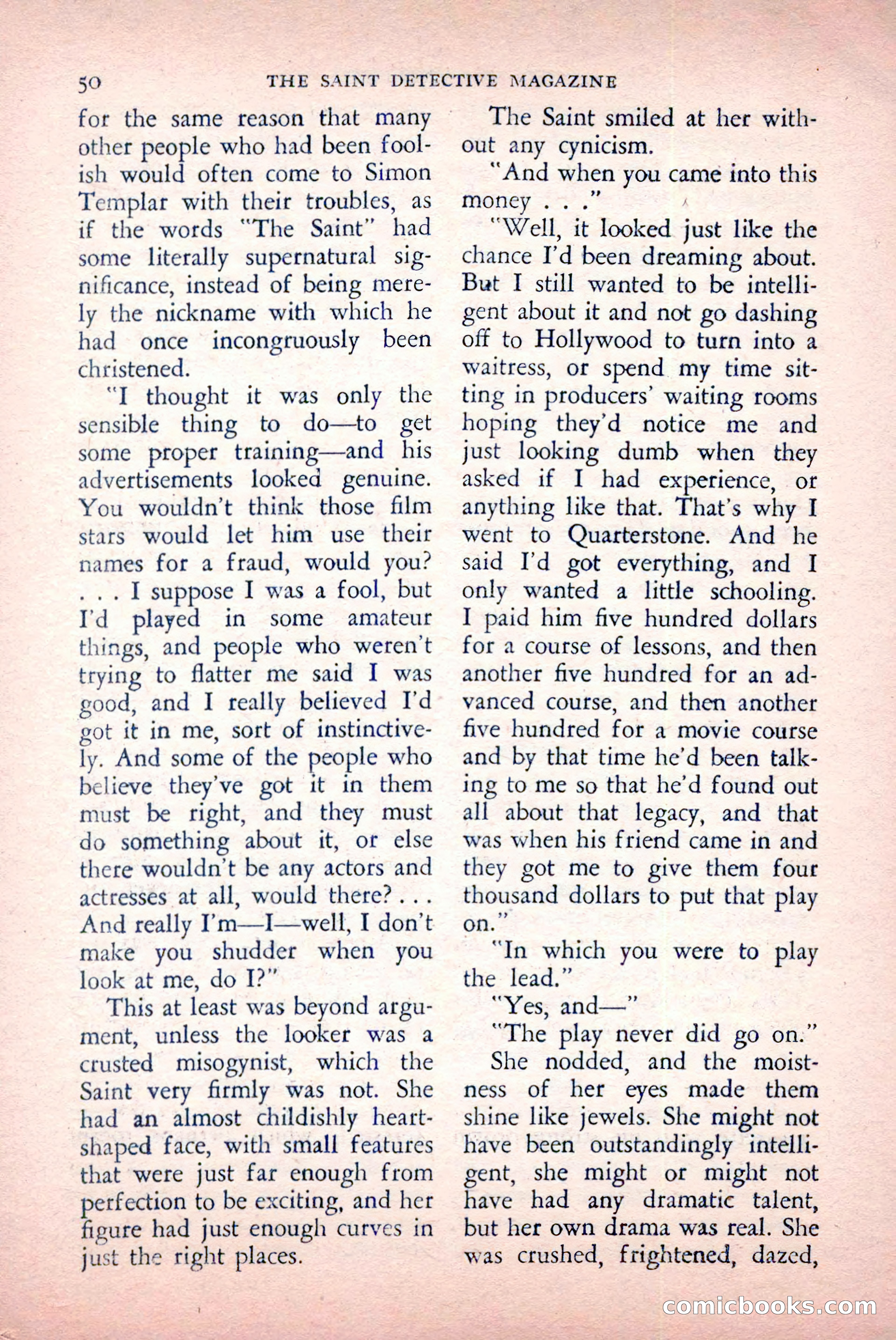 The Saint Detective Magazine, May 1957 — page 52 of 148