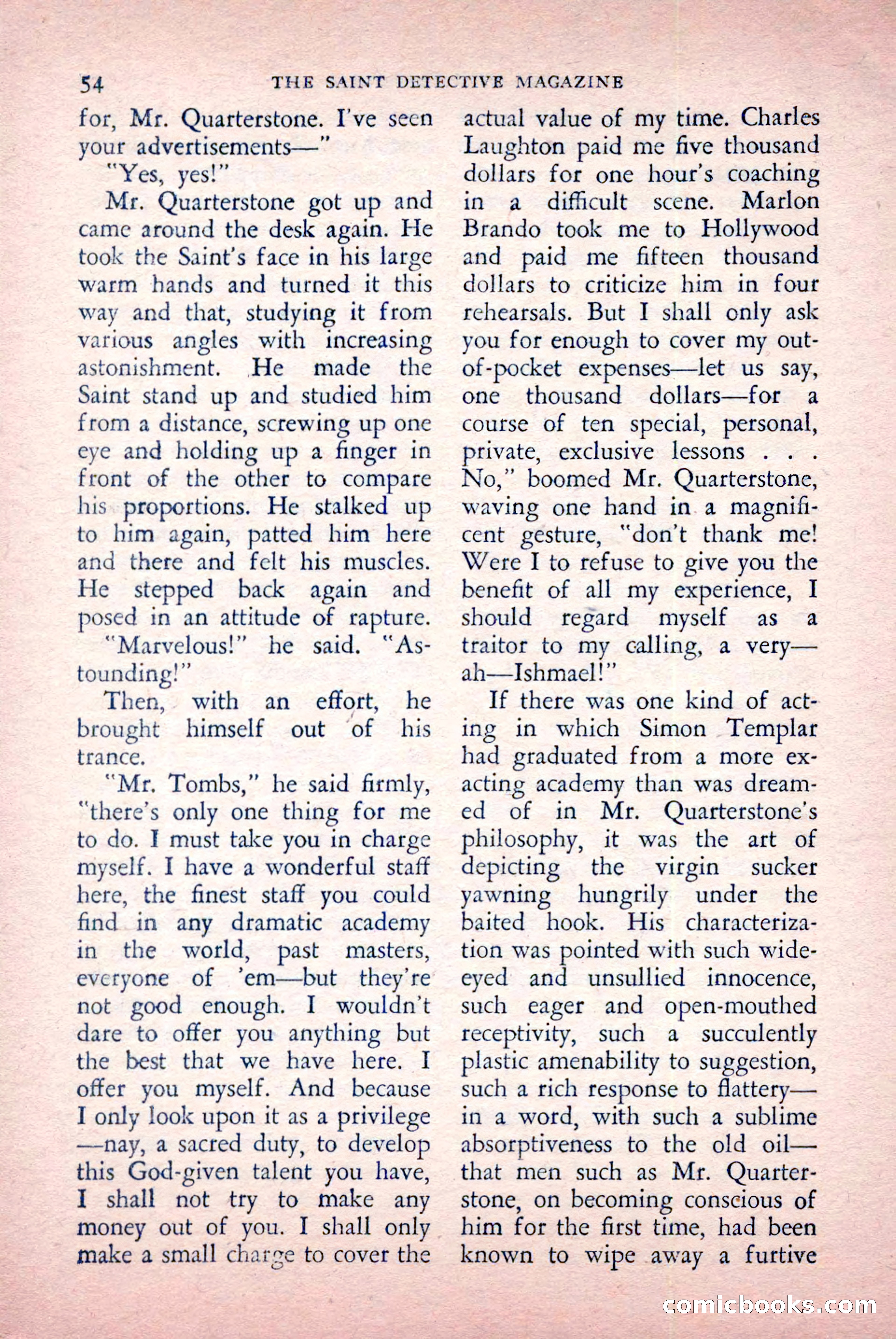 The Saint Detective Magazine, May 1957 — page 56 of 148