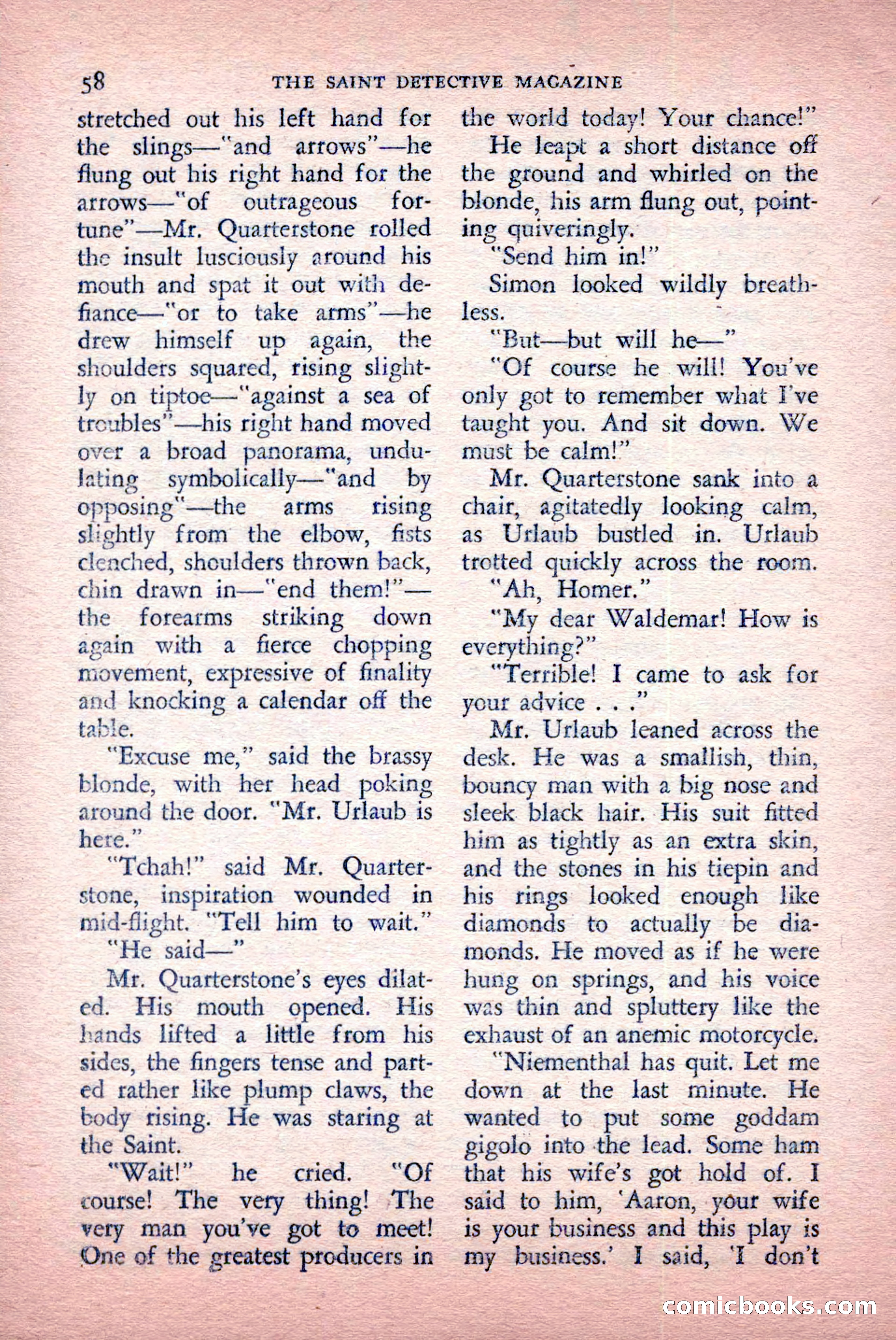 The Saint Detective Magazine, May 1957 — page 60 of 148