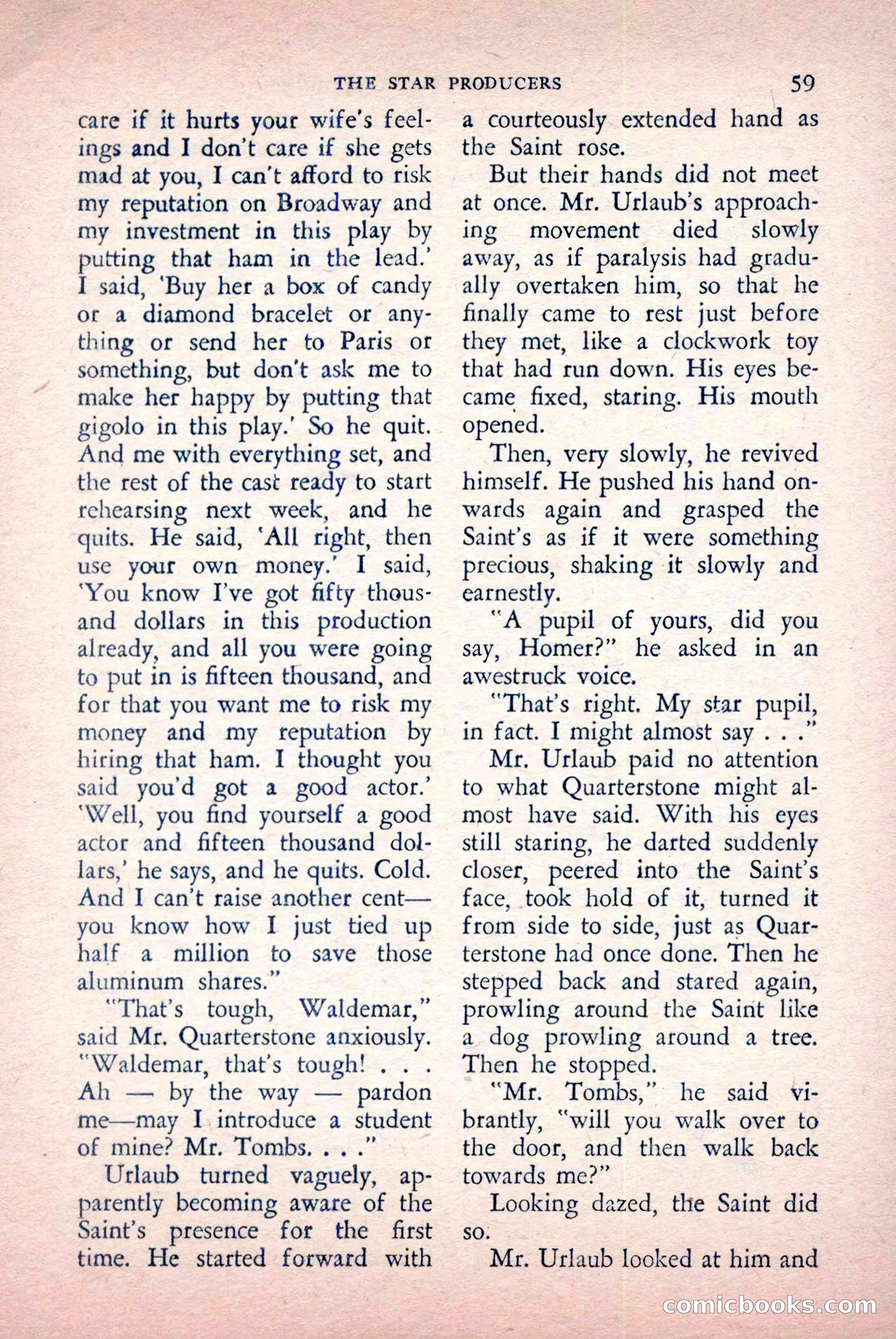 The Saint Detective Magazine, May 1957 — page 61 of 148