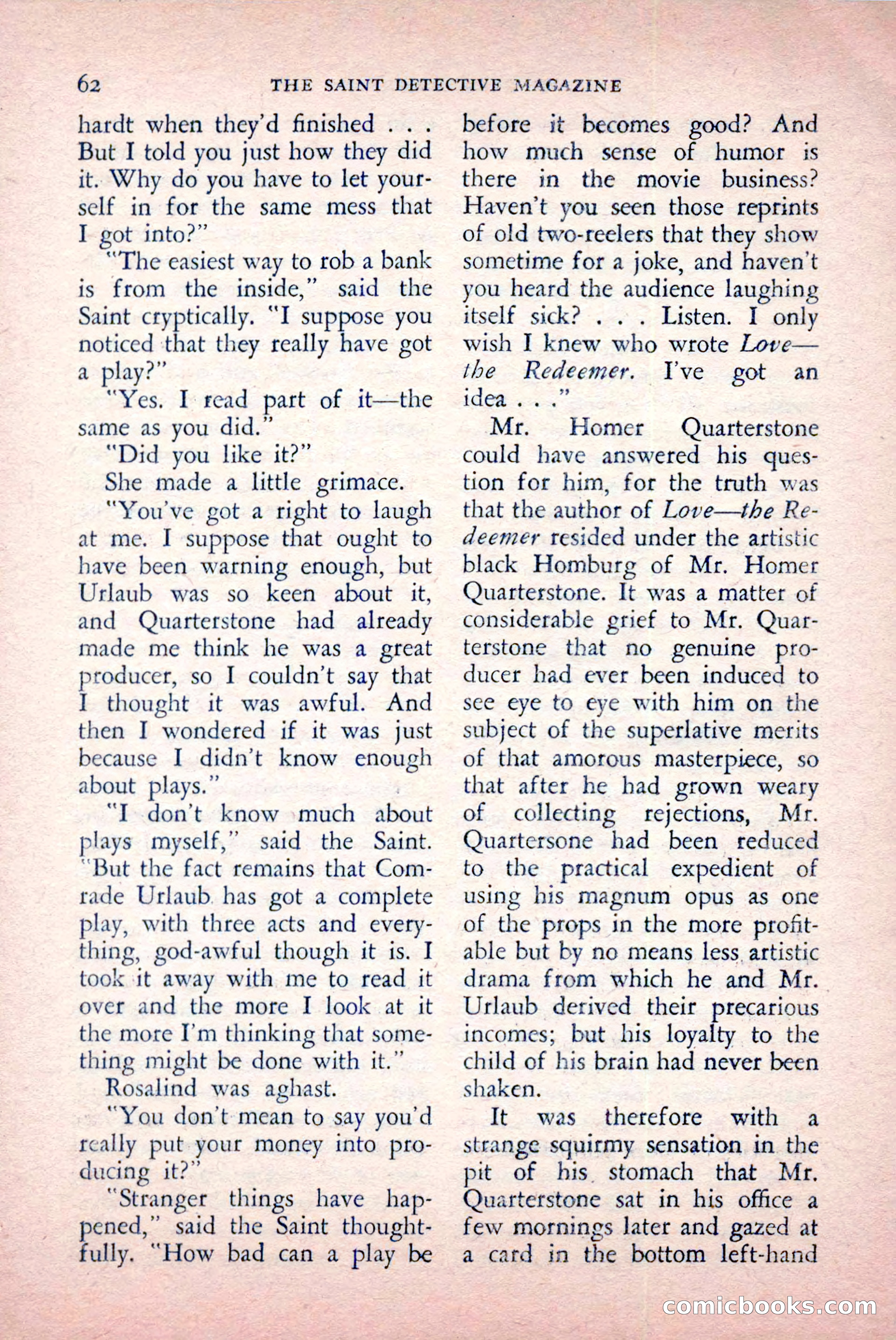 The Saint Detective Magazine, May 1957 — page 64 of 148