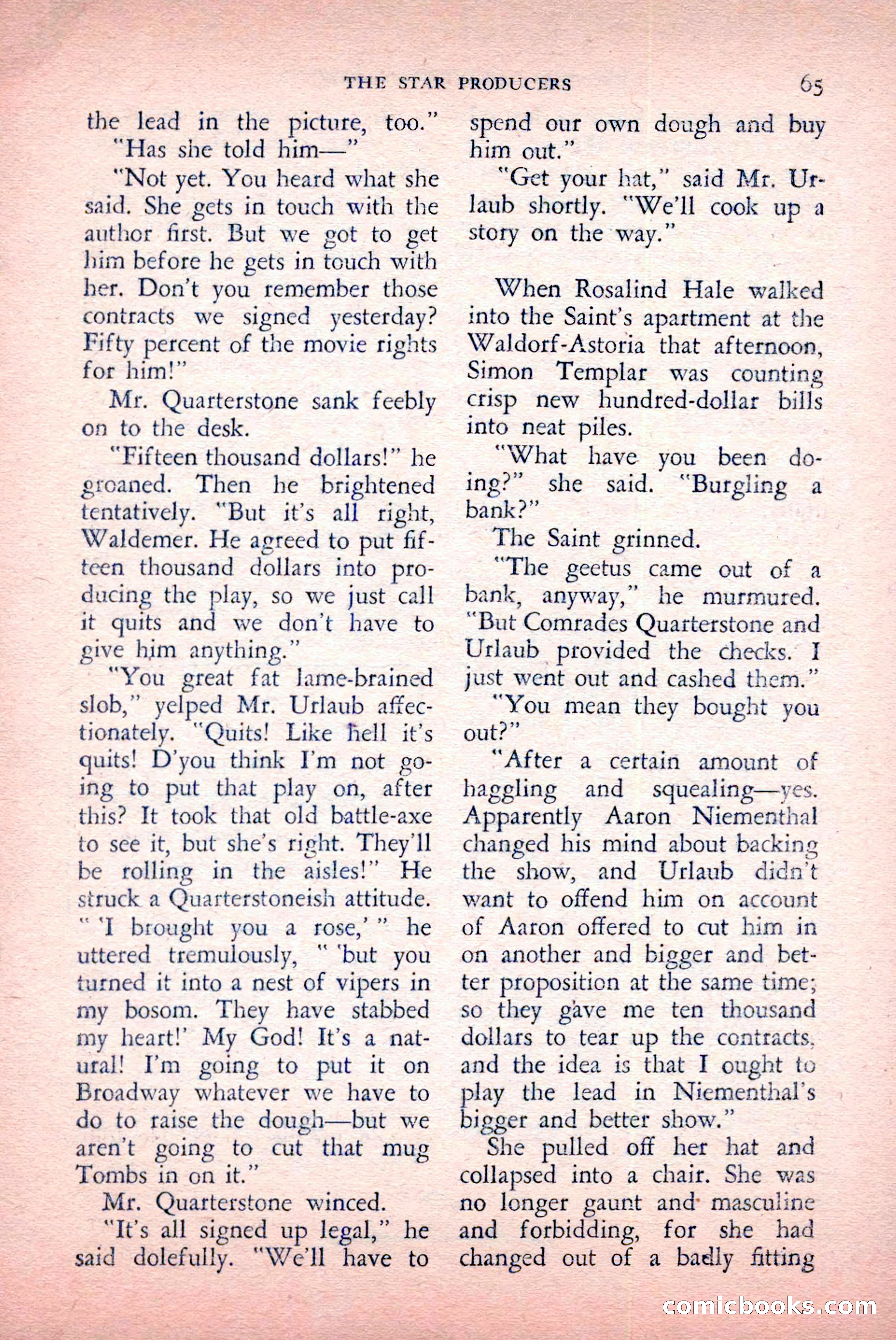 The Saint Detective Magazine, May 1957 — page 67 of 148