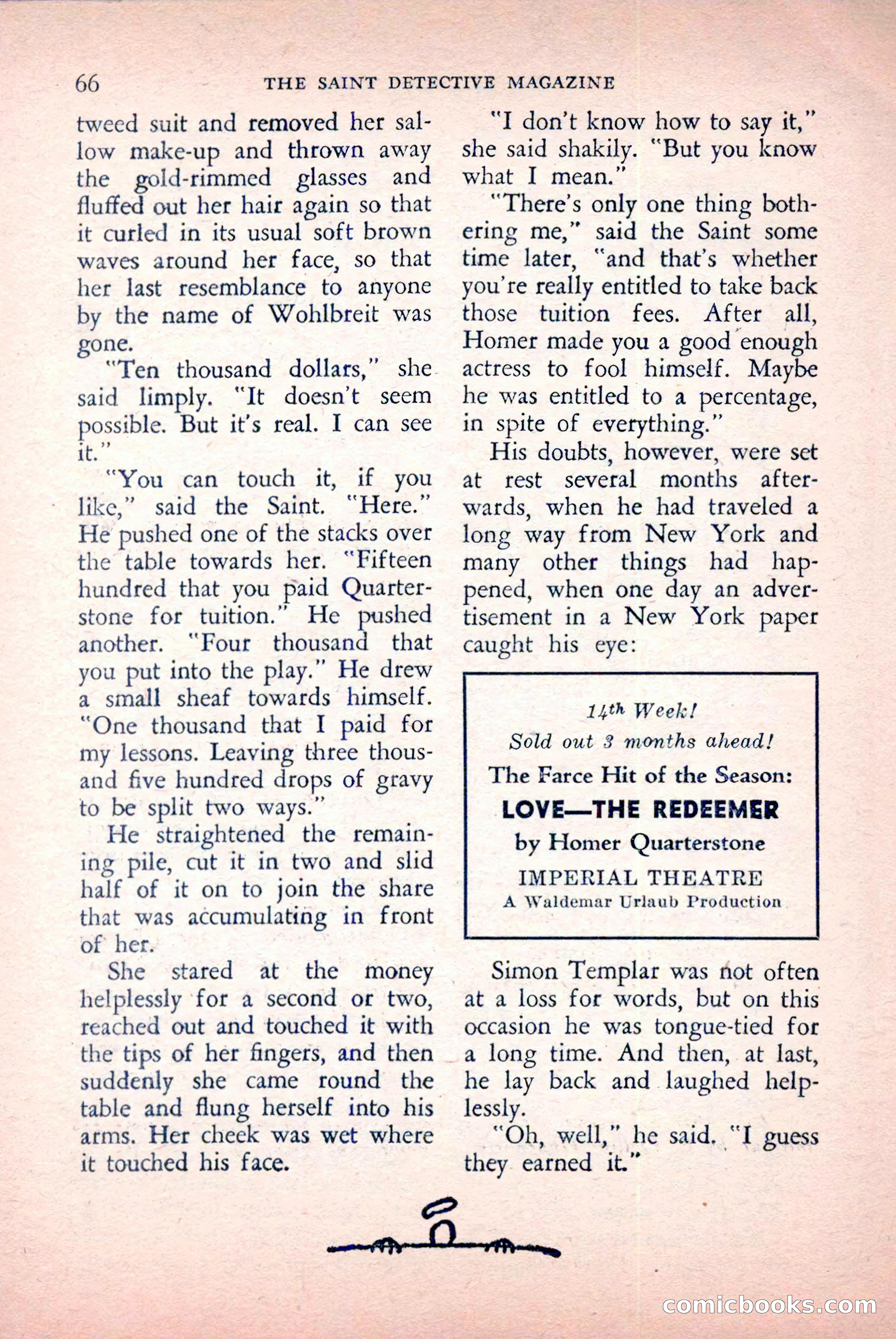 The Saint Detective Magazine, May 1957 — page 68 of 148