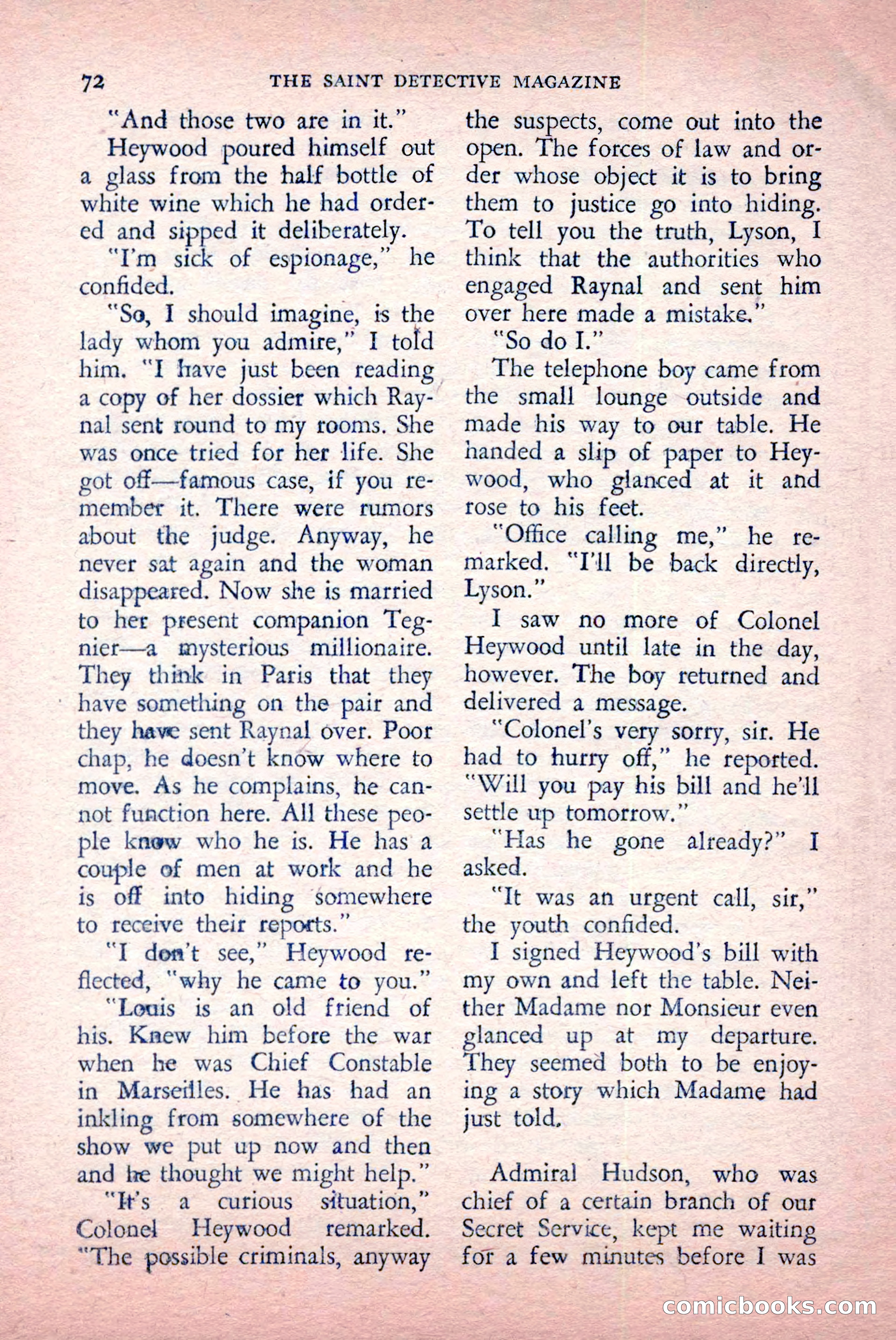 The Saint Detective Magazine, May 1957 — page 74 of 148