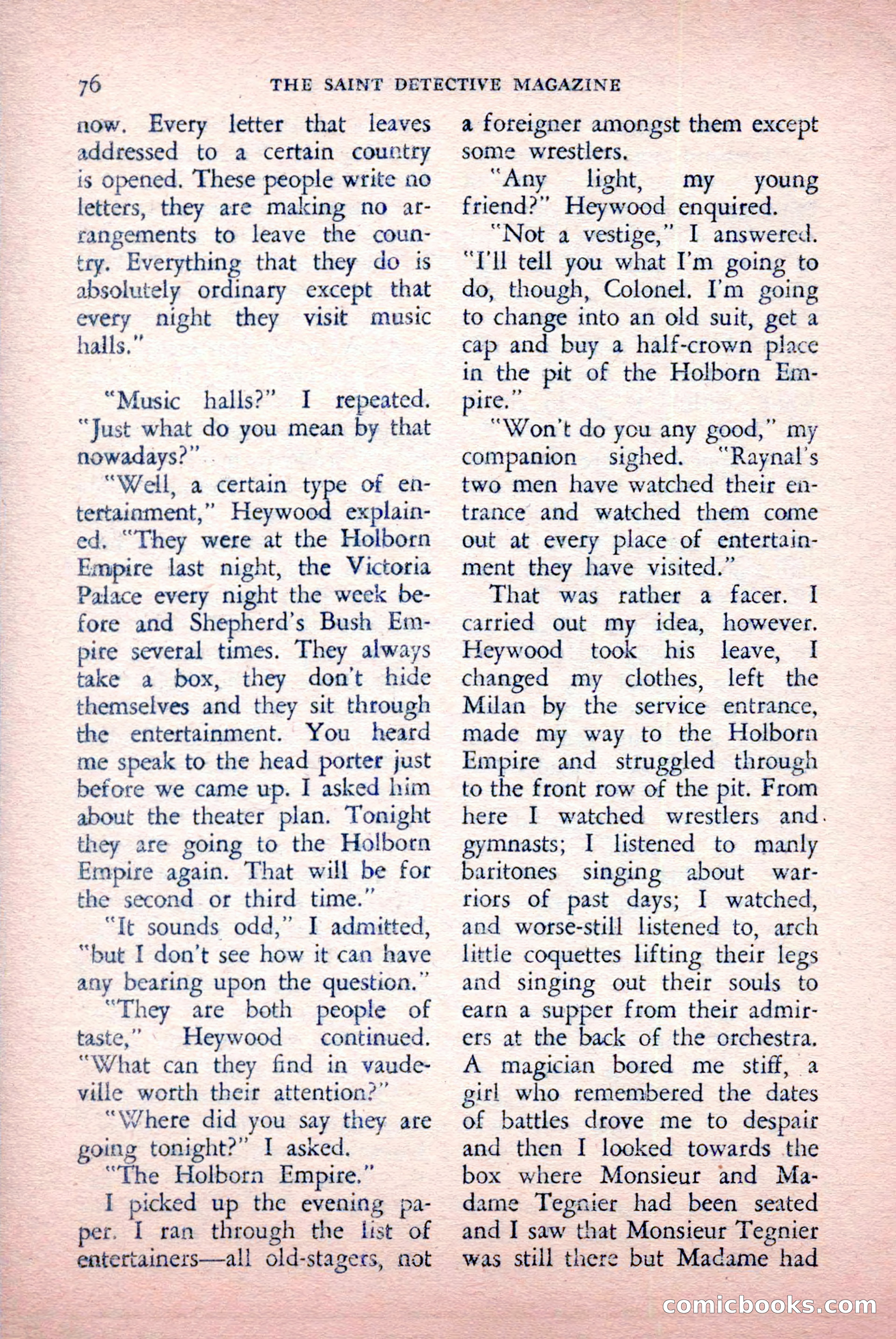 The Saint Detective Magazine, May 1957 — page 78 of 148