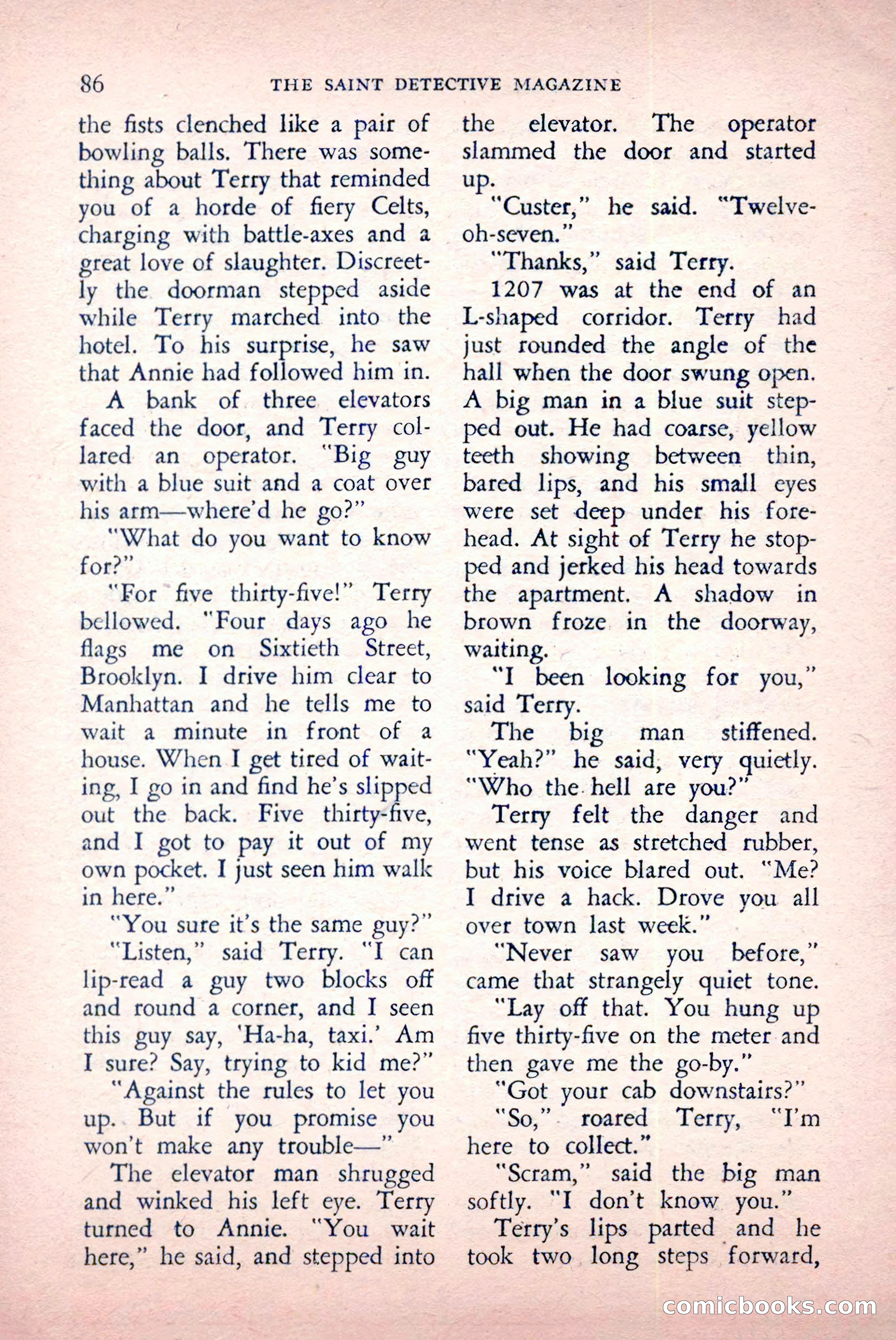 The Saint Detective Magazine, May 1957 — page 88 of 148