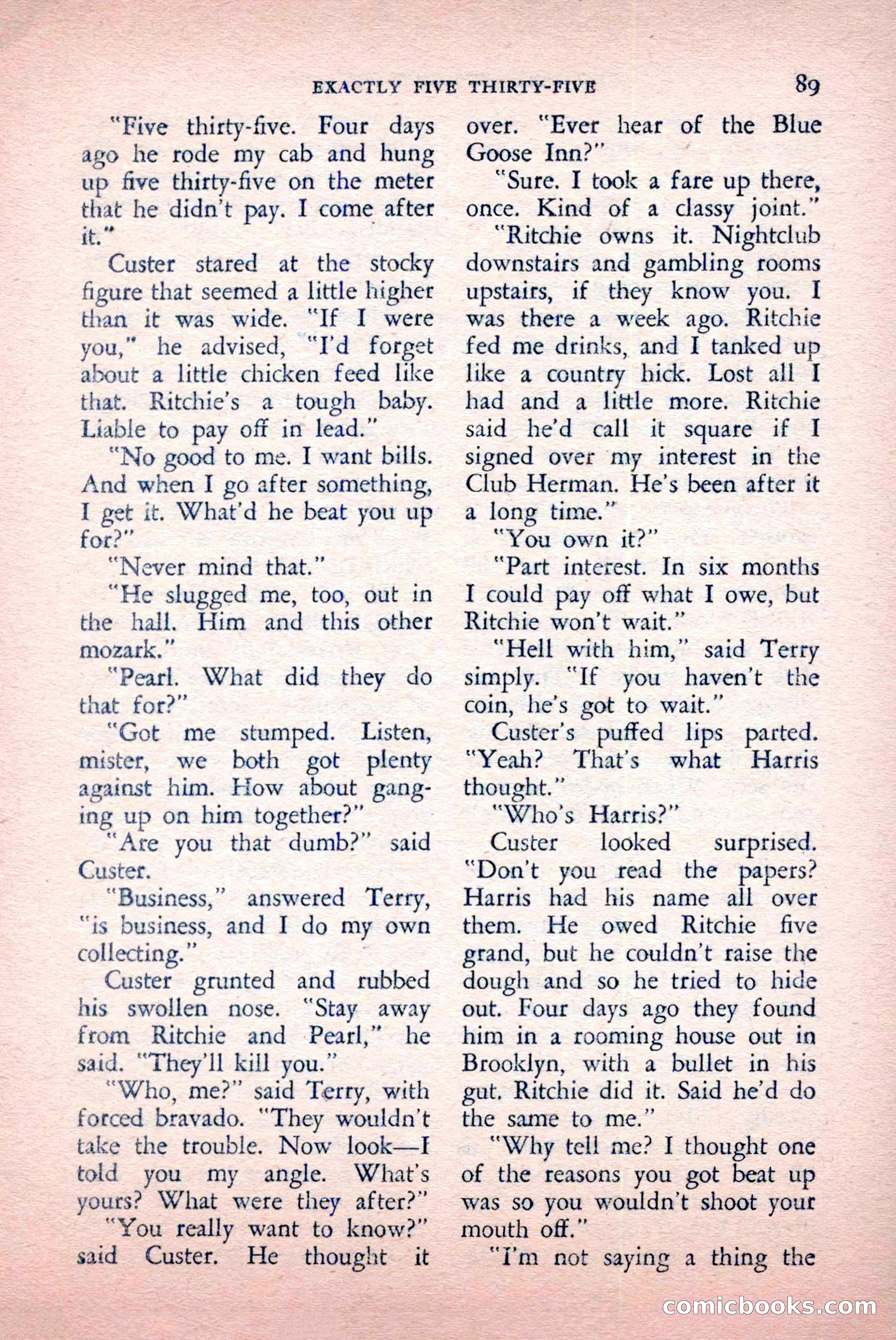 The Saint Detective Magazine, May 1957 — page 91 of 148