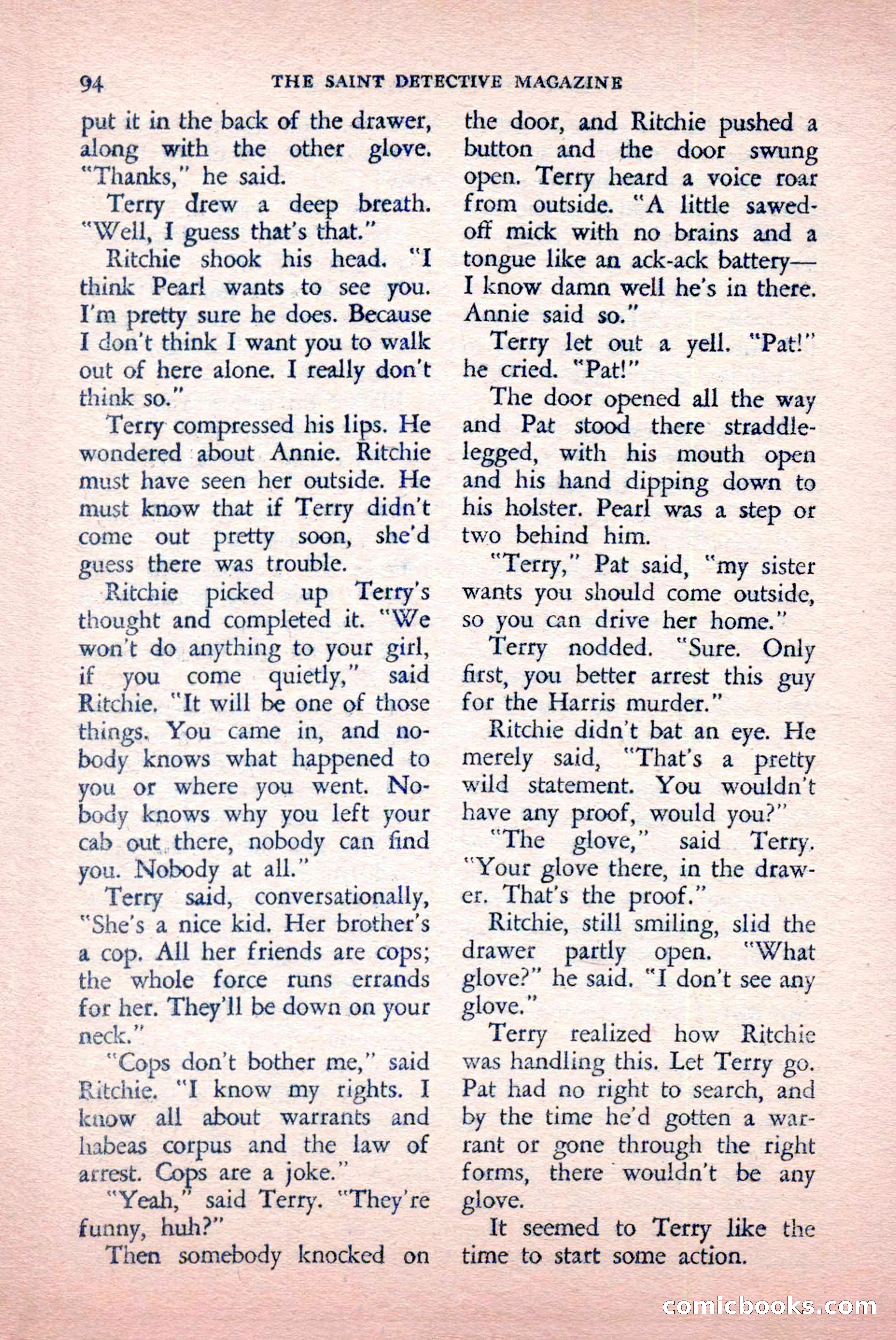 The Saint Detective Magazine, May 1957 — page 96 of 148