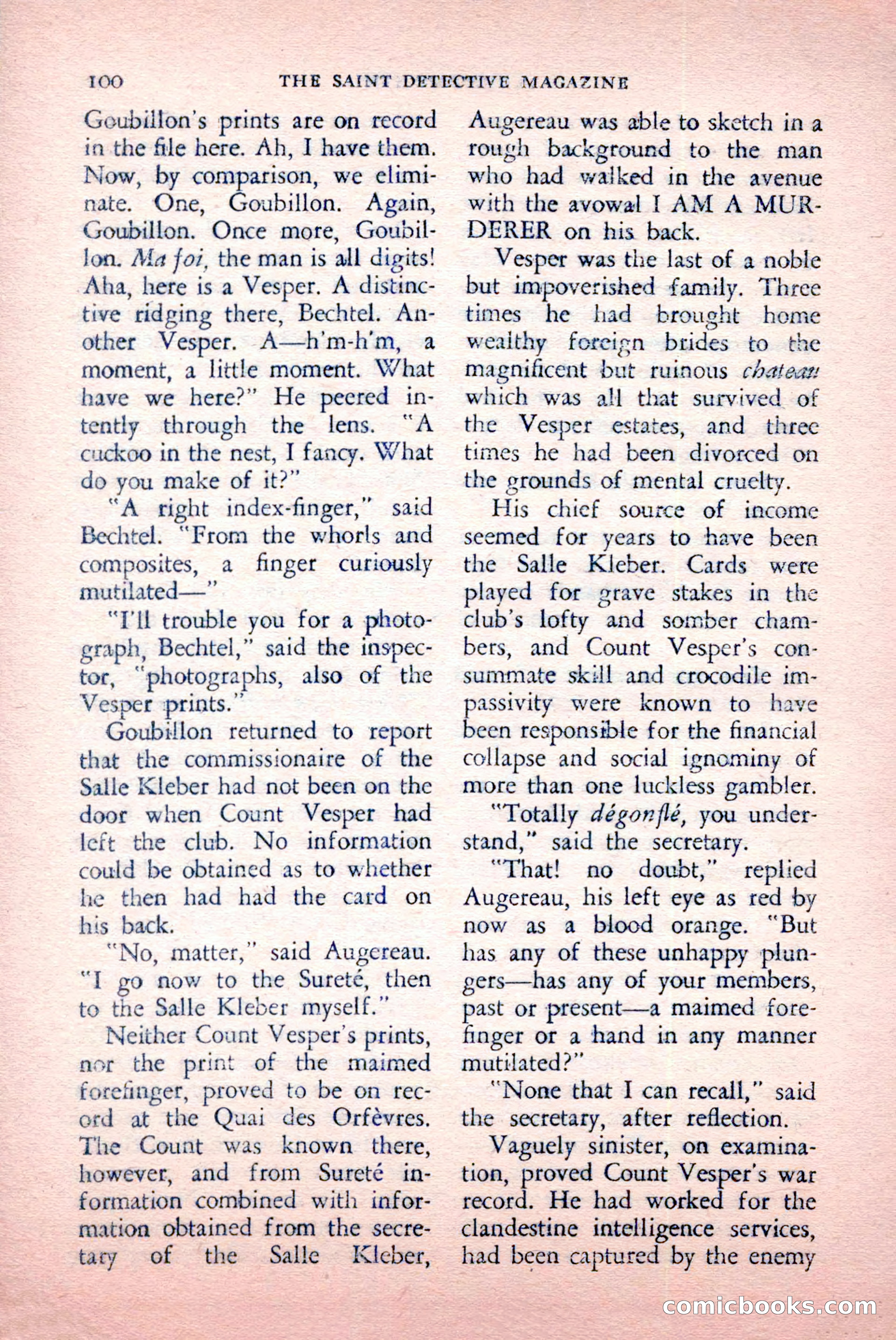 The Saint Detective Magazine, May 1957 — page 102 of 148