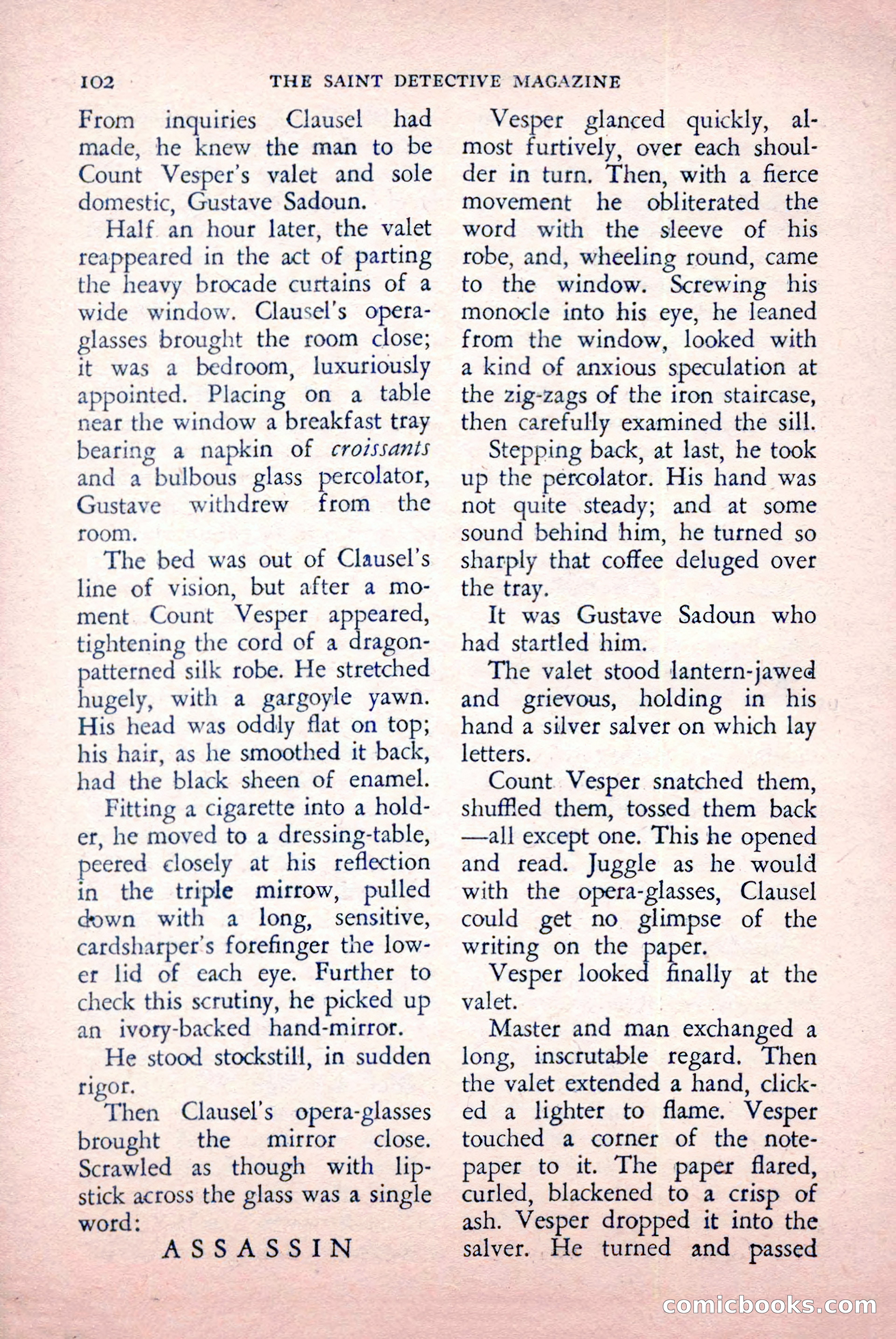 The Saint Detective Magazine, May 1957 — page 104 of 148