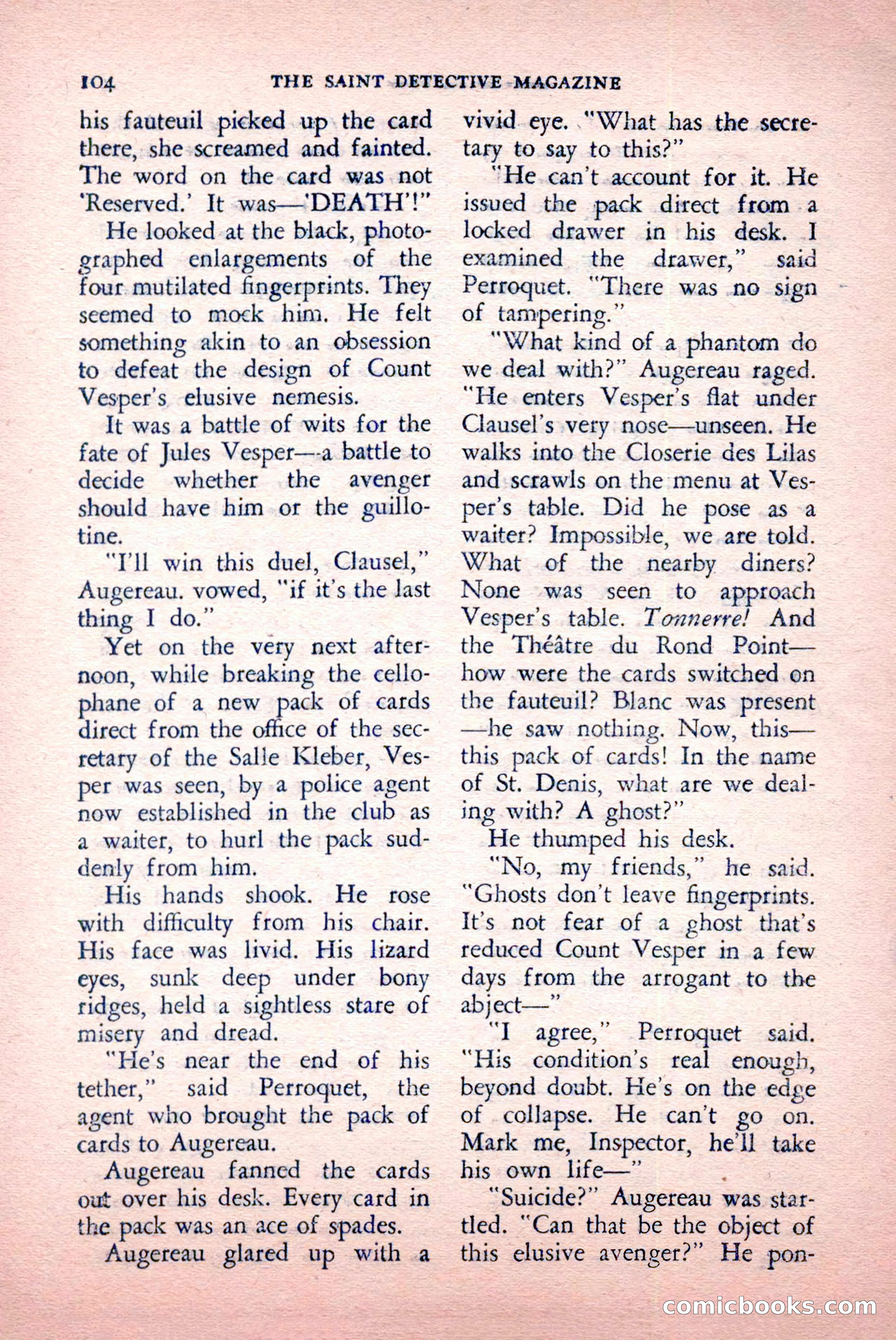 The Saint Detective Magazine, May 1957 — page 106 of 148