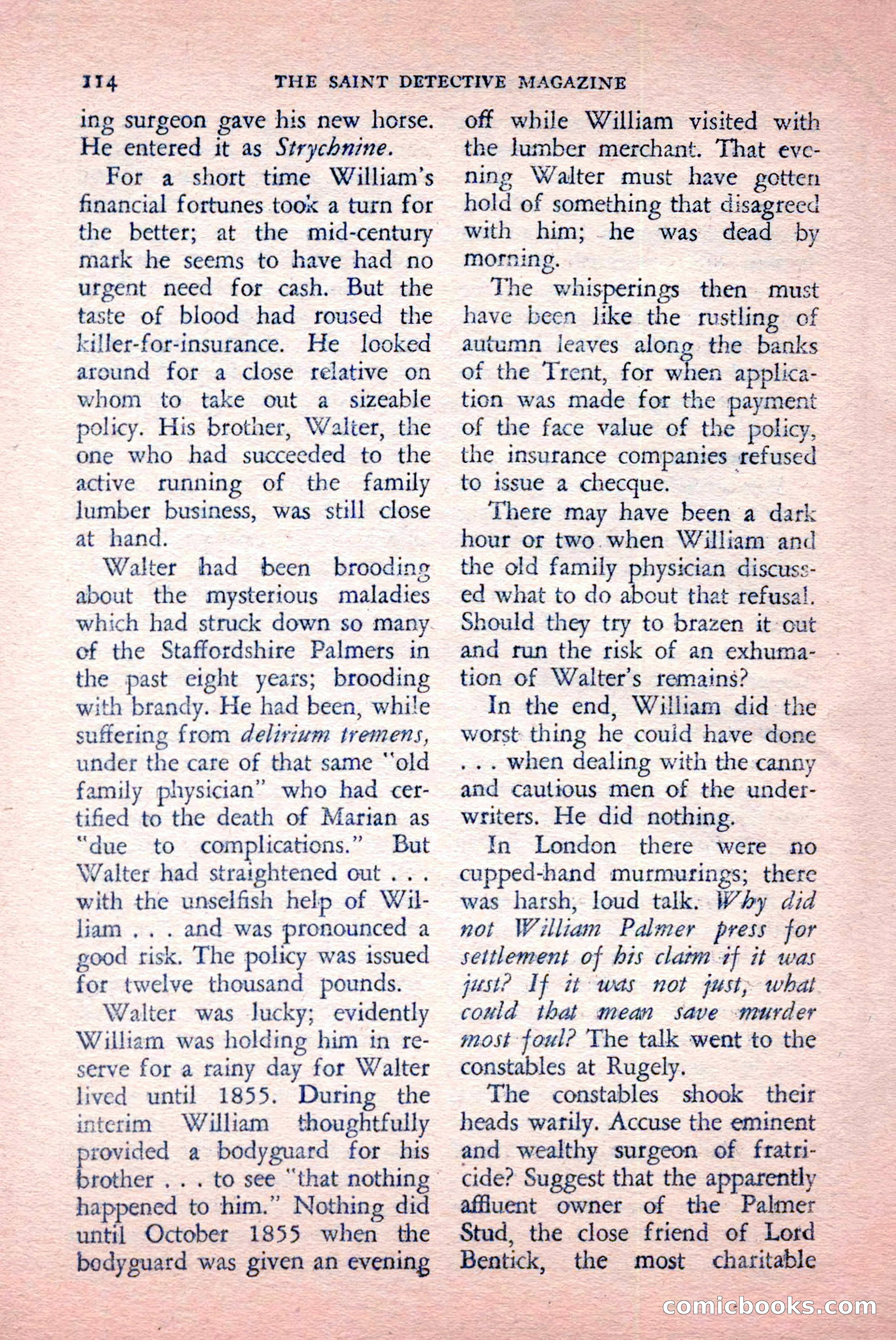The Saint Detective Magazine, May 1957 — page 116 of 148