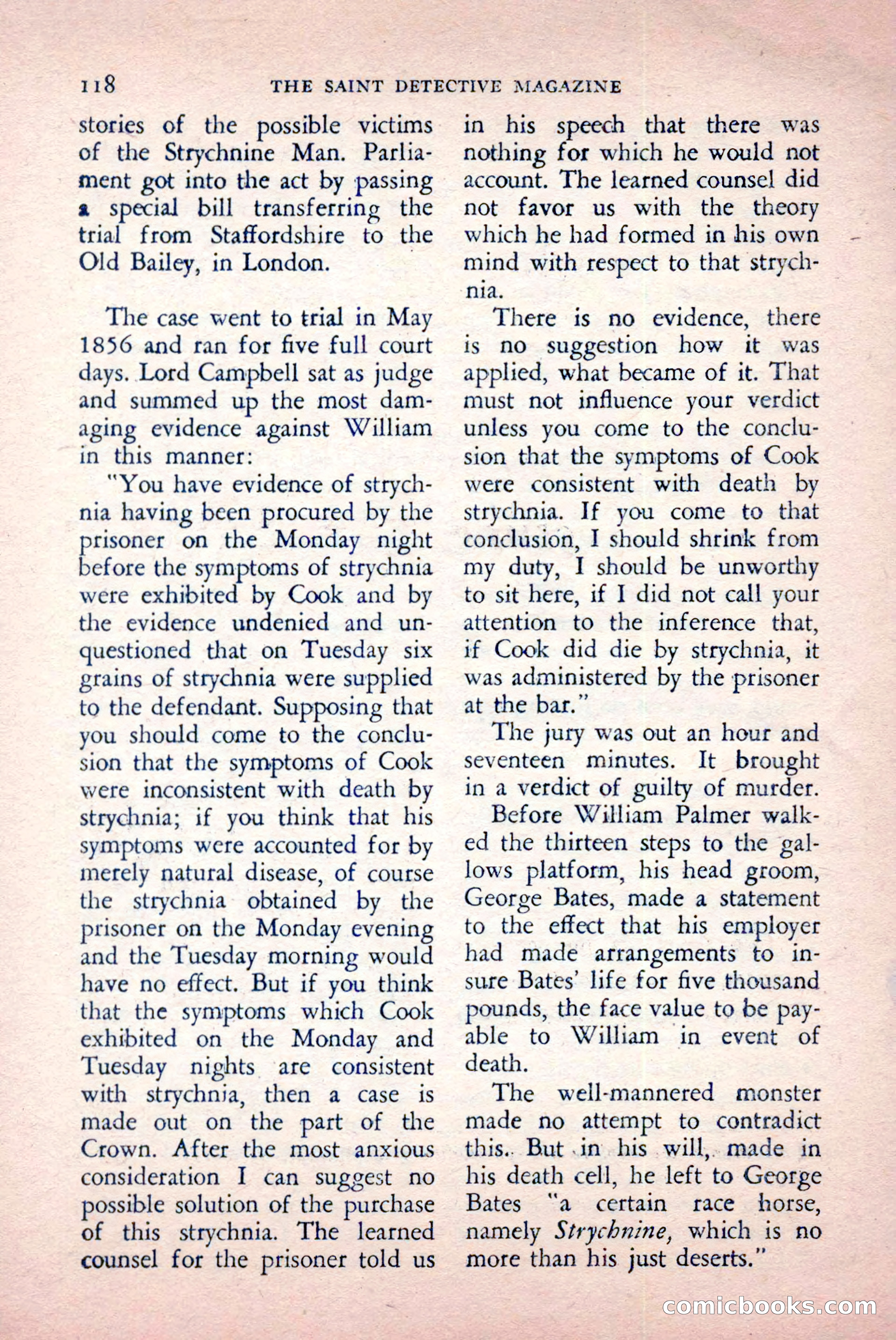 The Saint Detective Magazine, May 1957 — page 120 of 148
