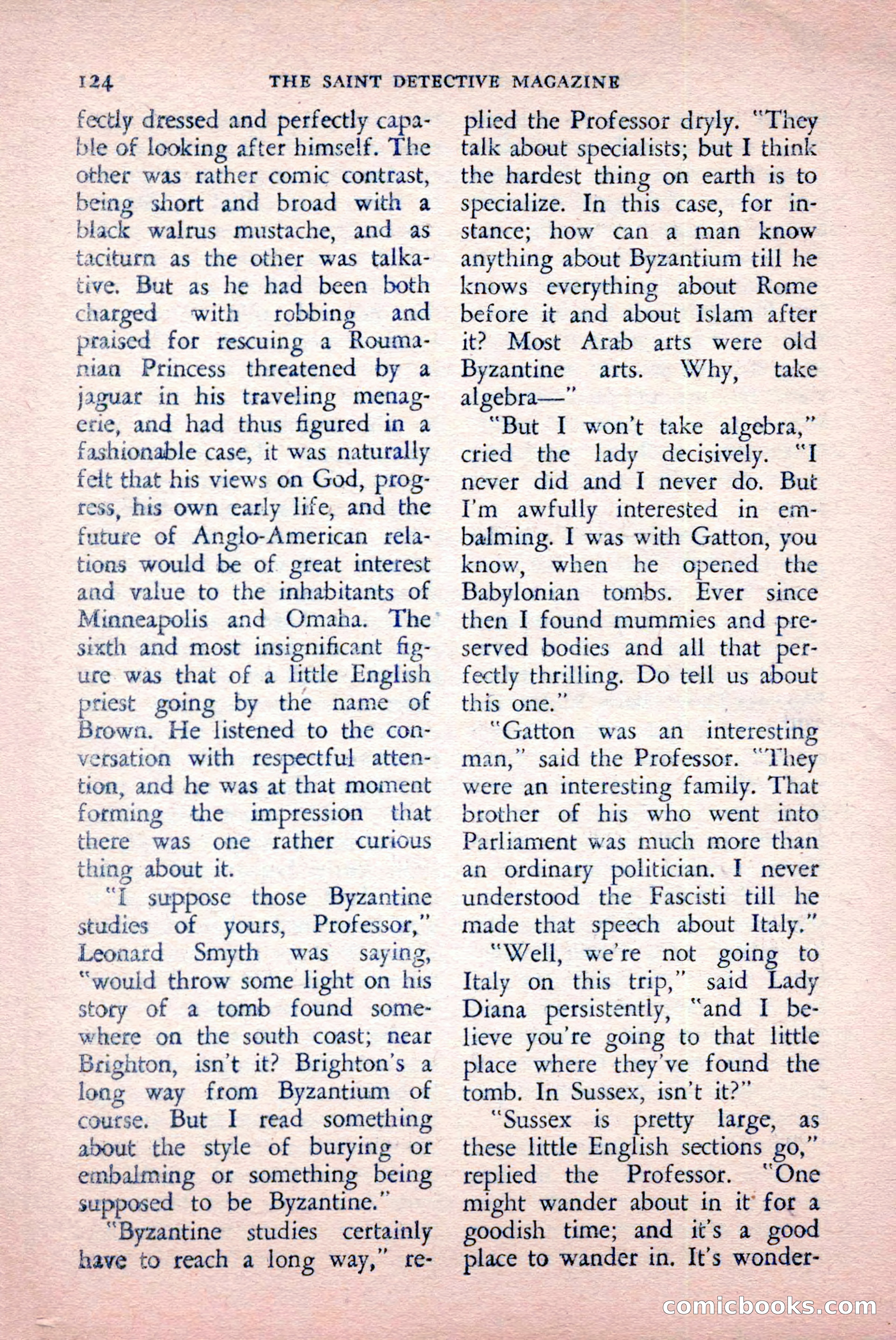 The Saint Detective Magazine, May 1957 — page 126 of 148