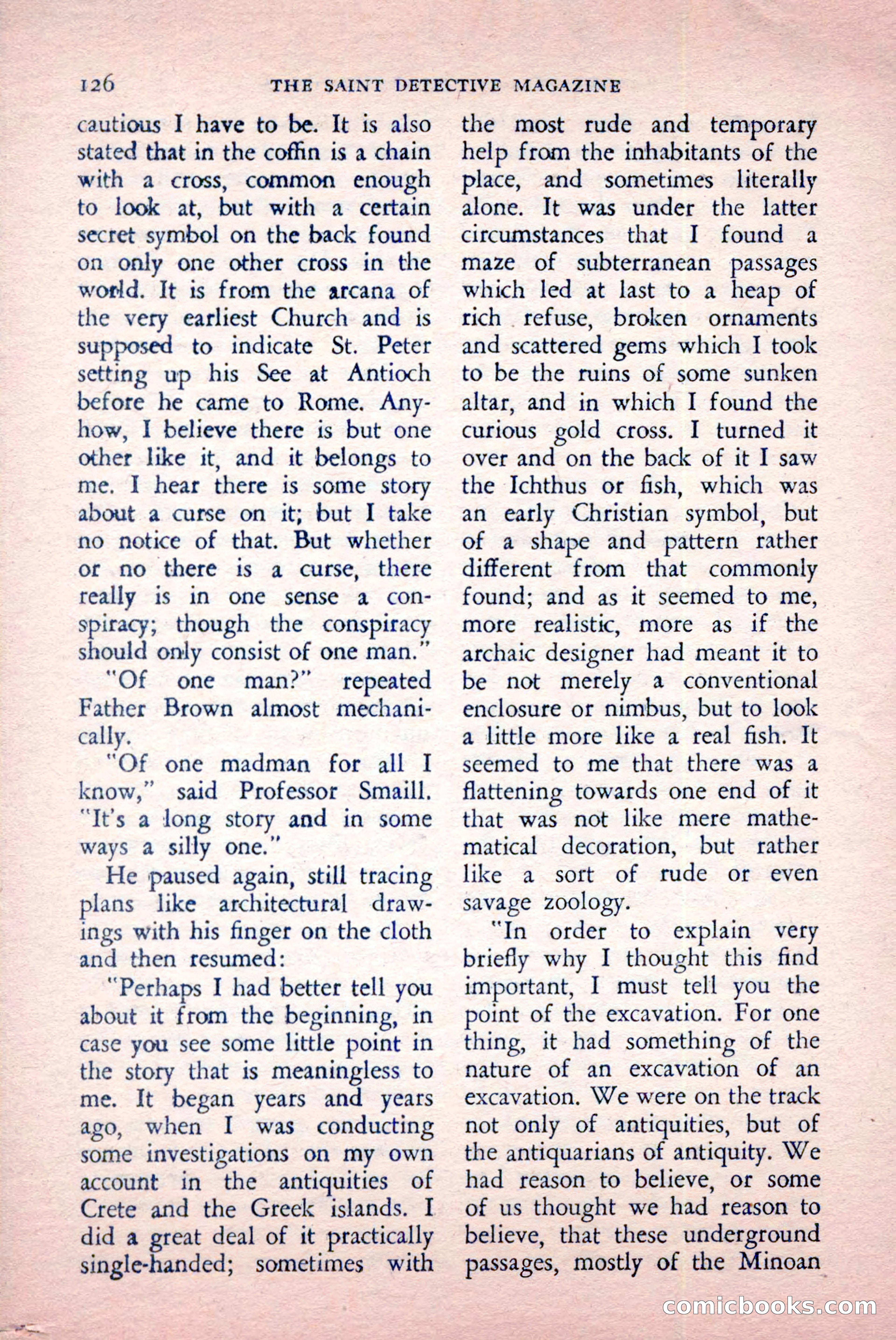 The Saint Detective Magazine, May 1957 — page 128 of 148
