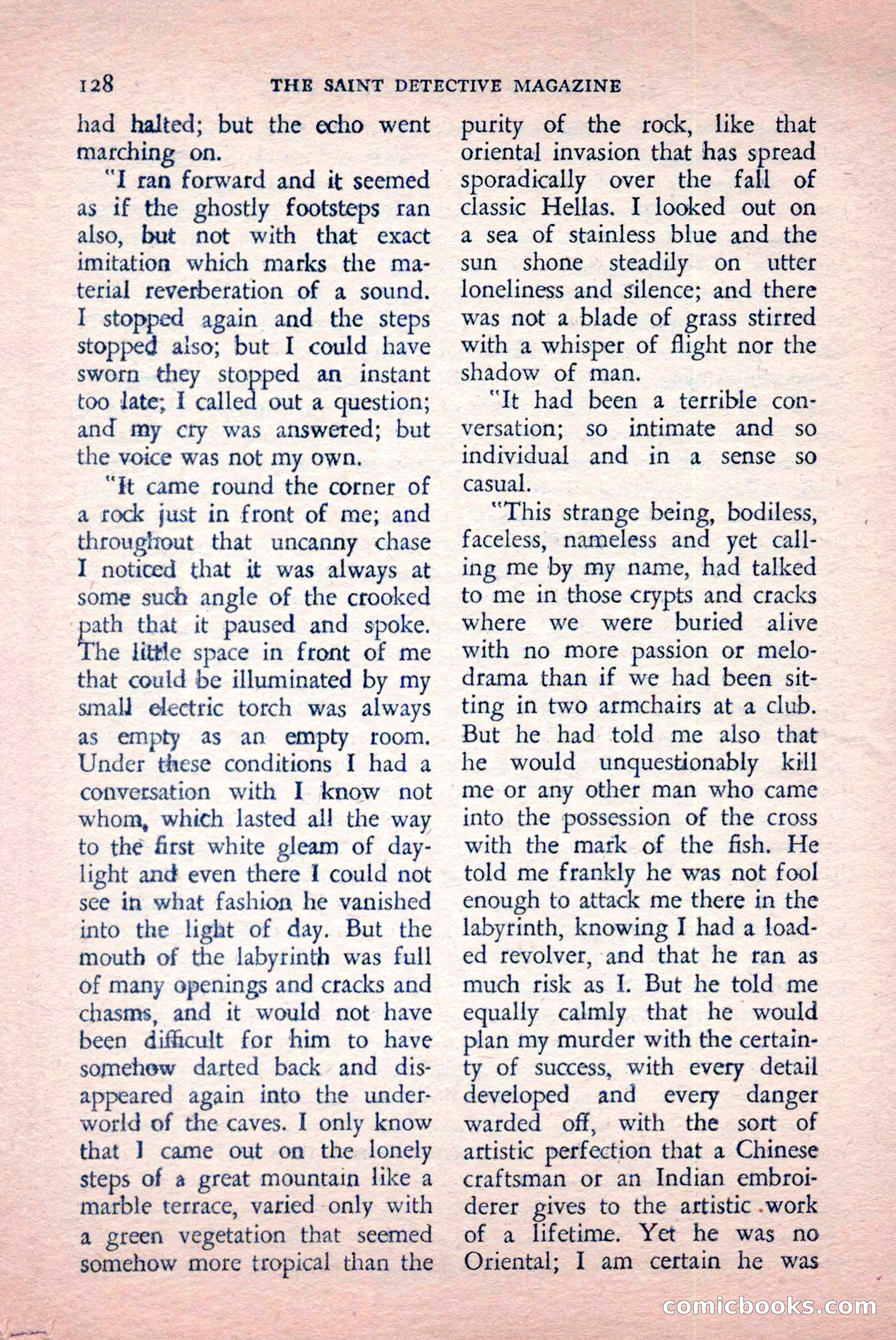 The Saint Detective Magazine, May 1957 — page 130 of 148