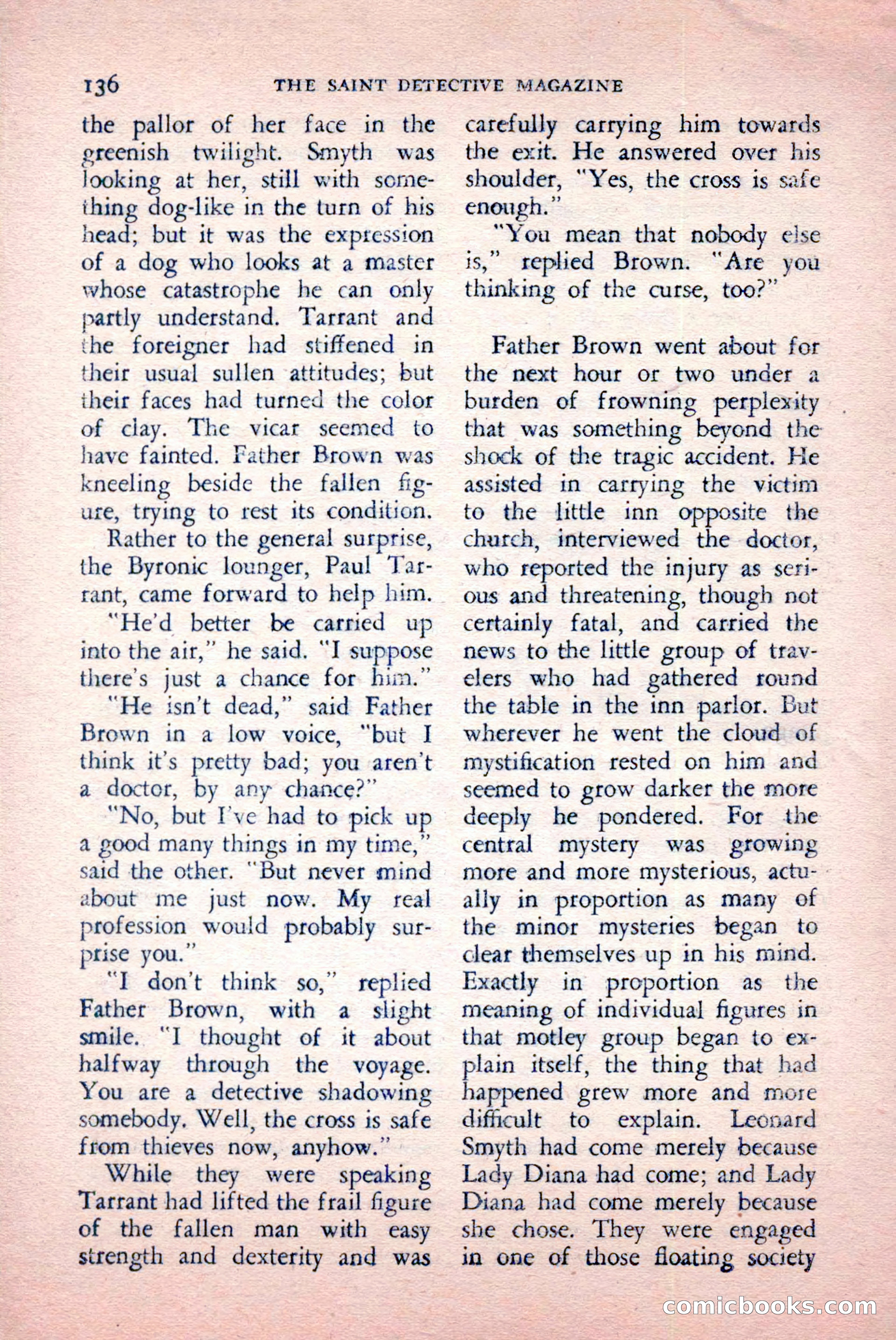 The Saint Detective Magazine, May 1957 — page 138 of 148