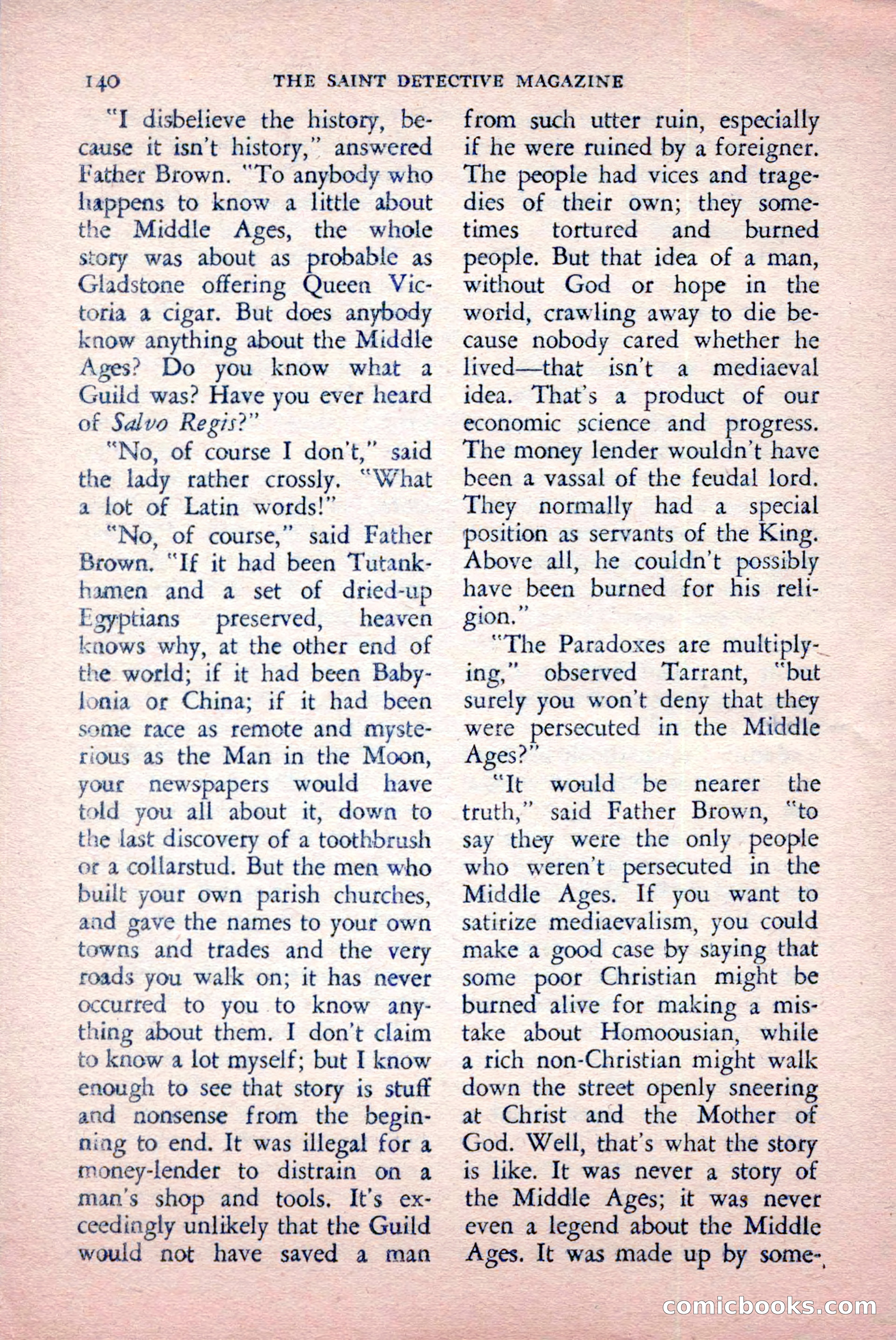 The Saint Detective Magazine, May 1957 — page 142 of 148