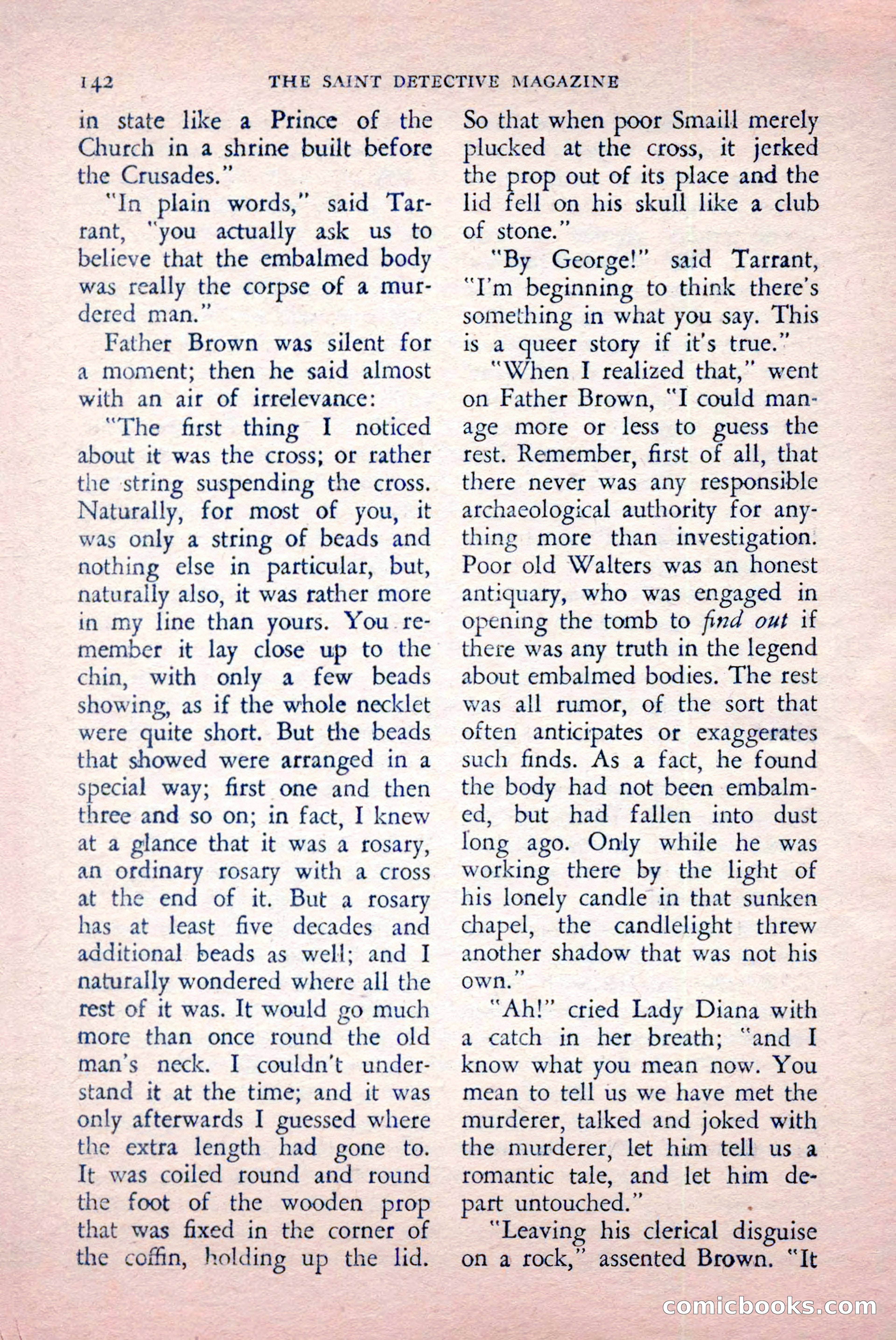 The Saint Detective Magazine, May 1957 — page 144 of 148