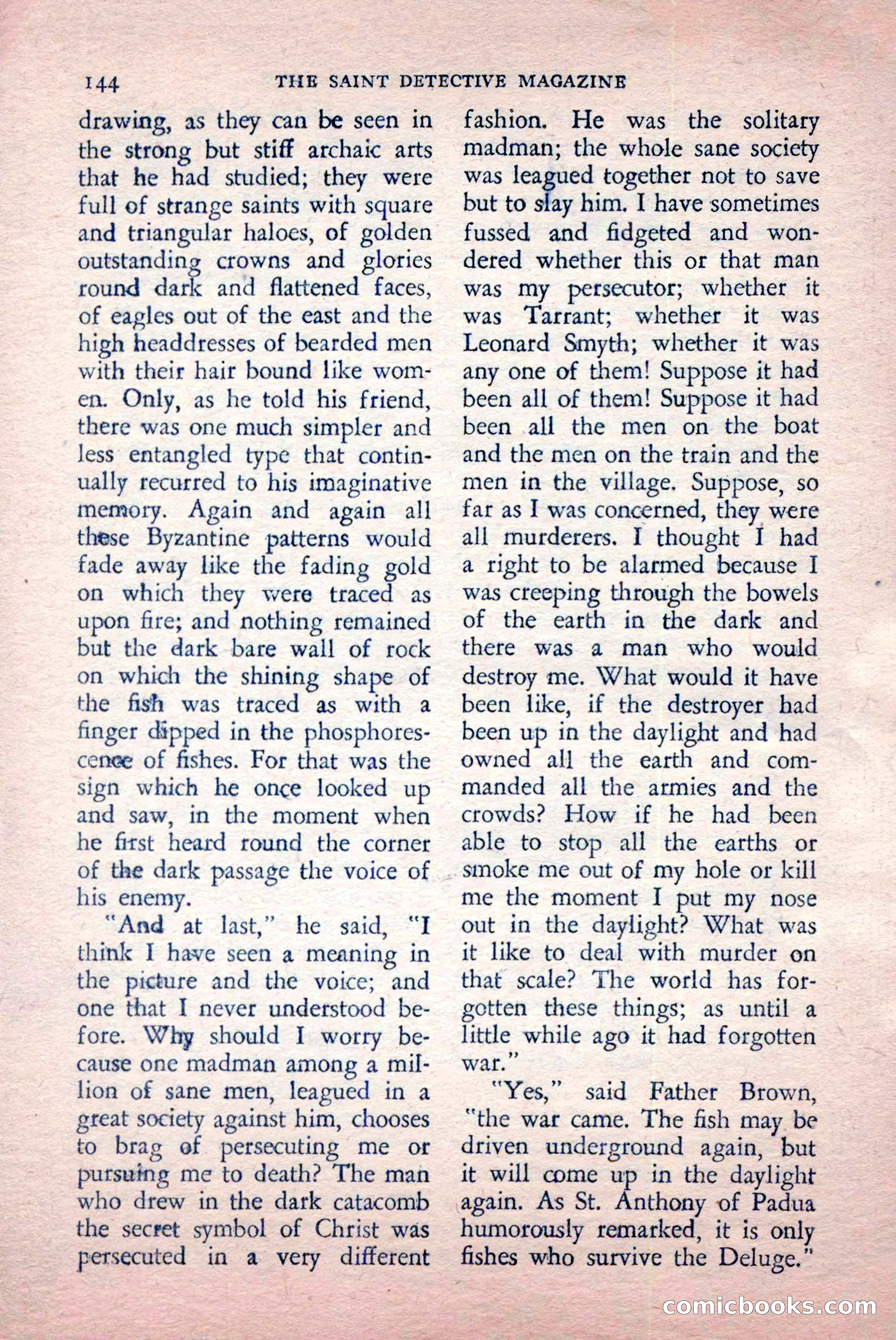The Saint Detective Magazine, May 1957 — page 146 of 148