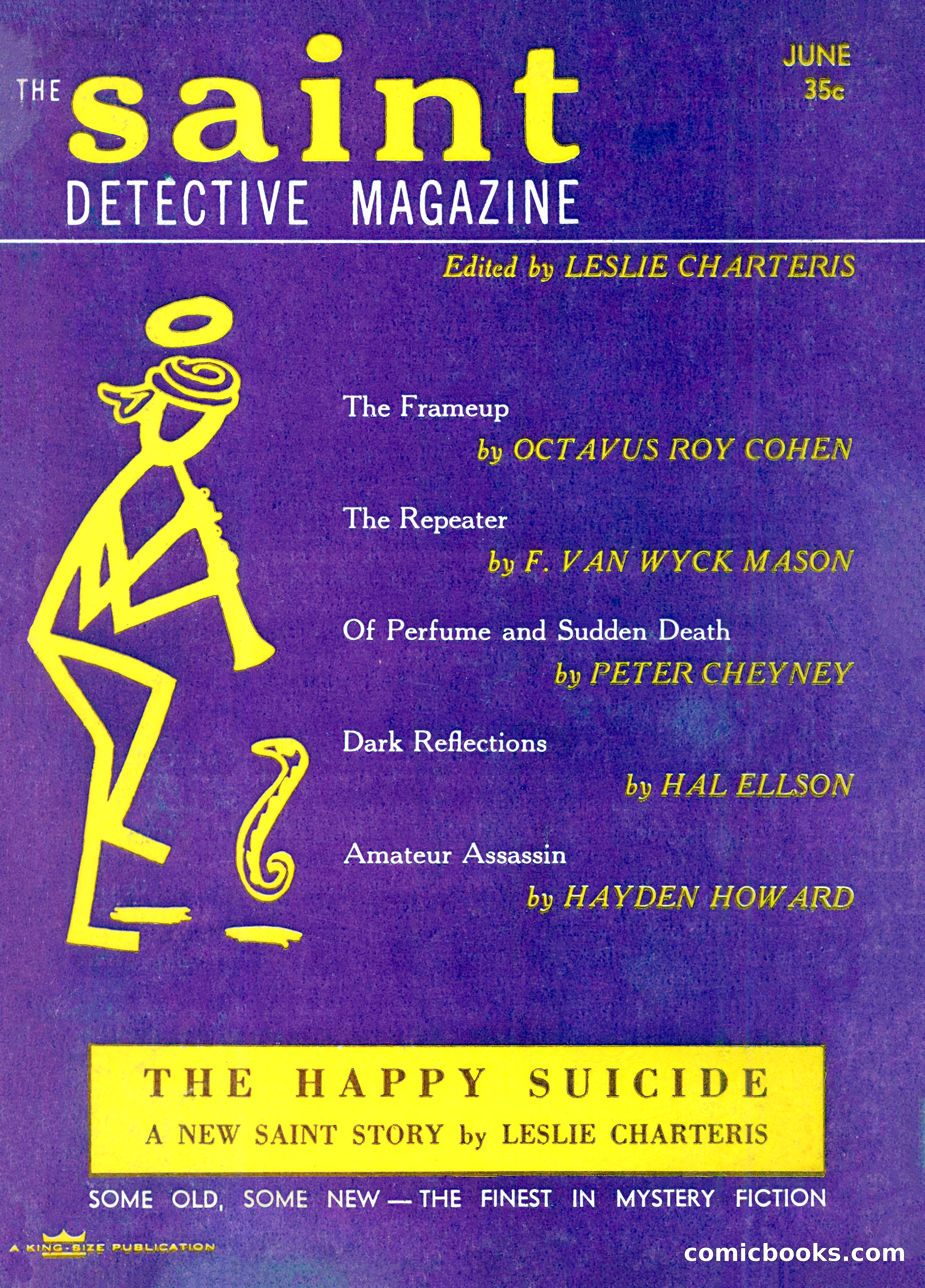 The Saint Detective Magazine, June 1957 — page 1 of 132