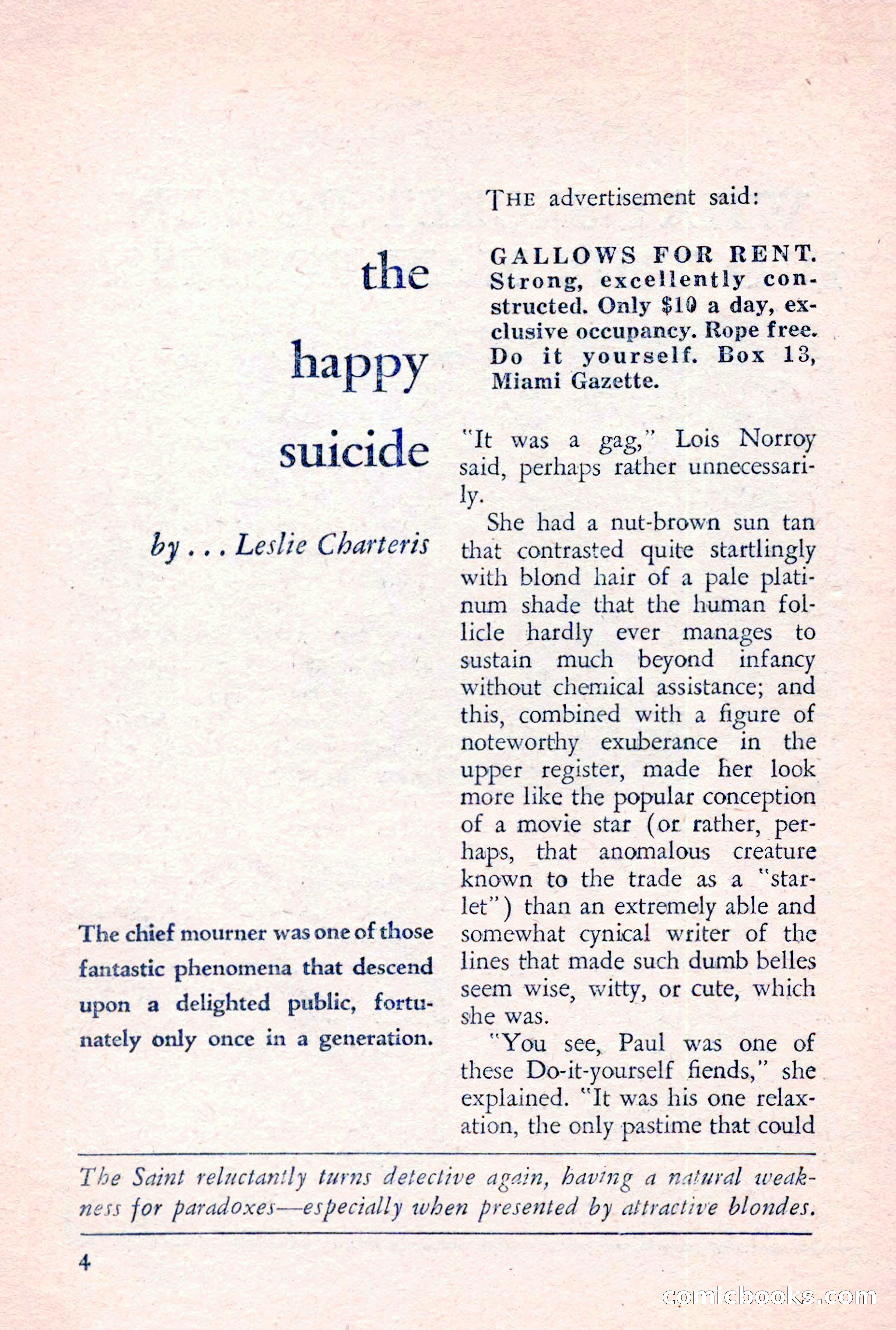 The Saint Detective Magazine, June 1957 — page 6 of 132