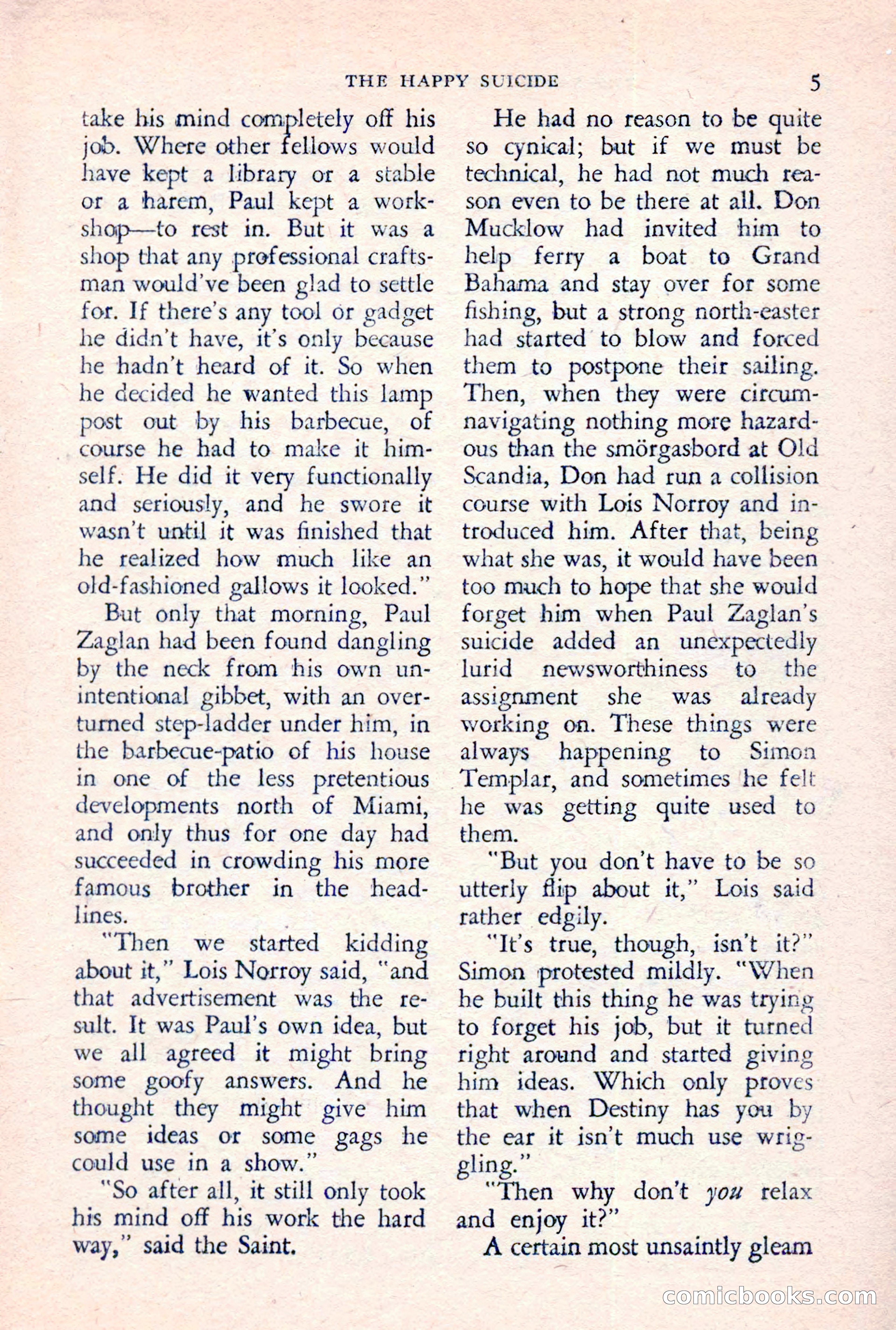 The Saint Detective Magazine, June 1957 — page 7 of 132