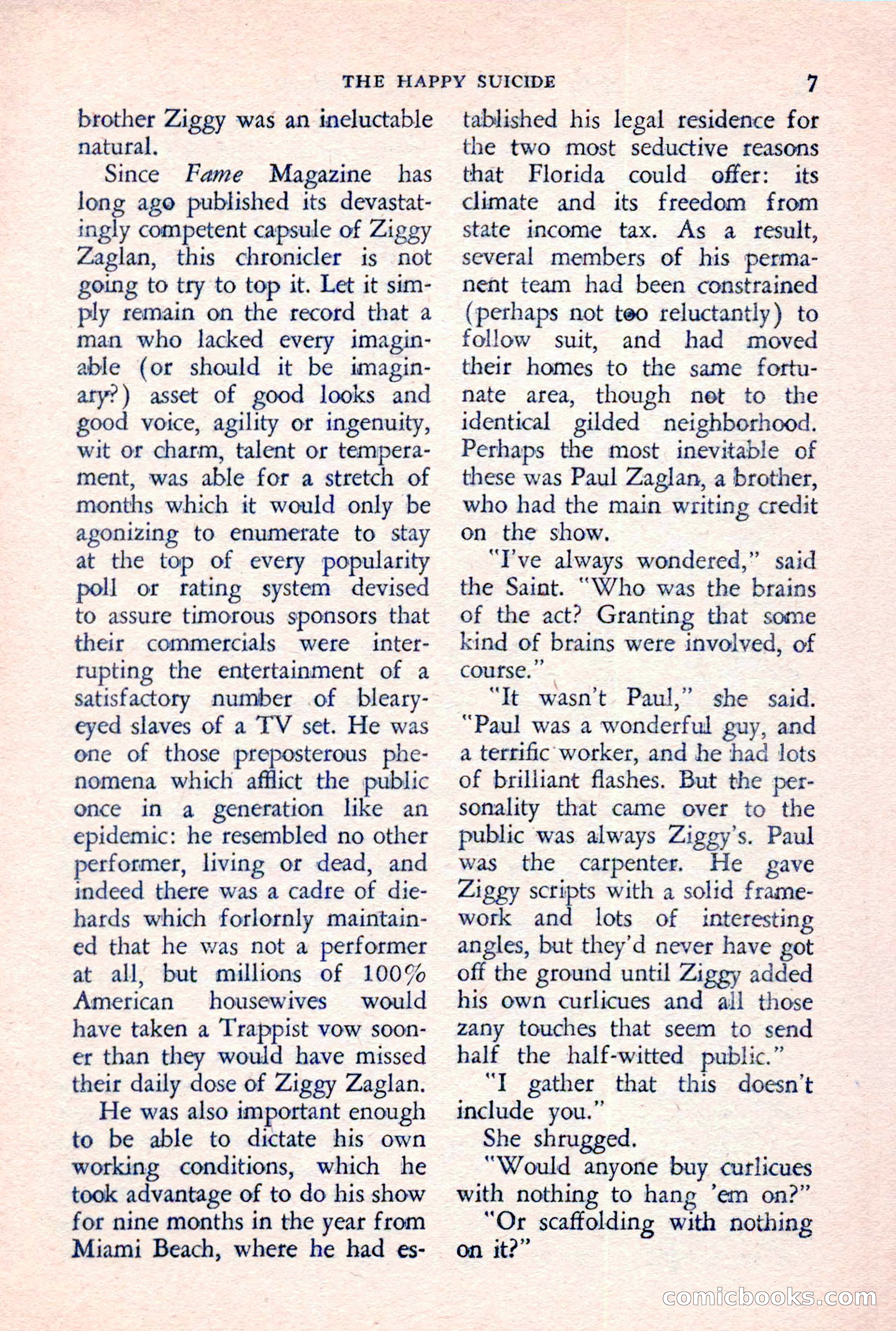 The Saint Detective Magazine, June 1957 — page 9 of 132