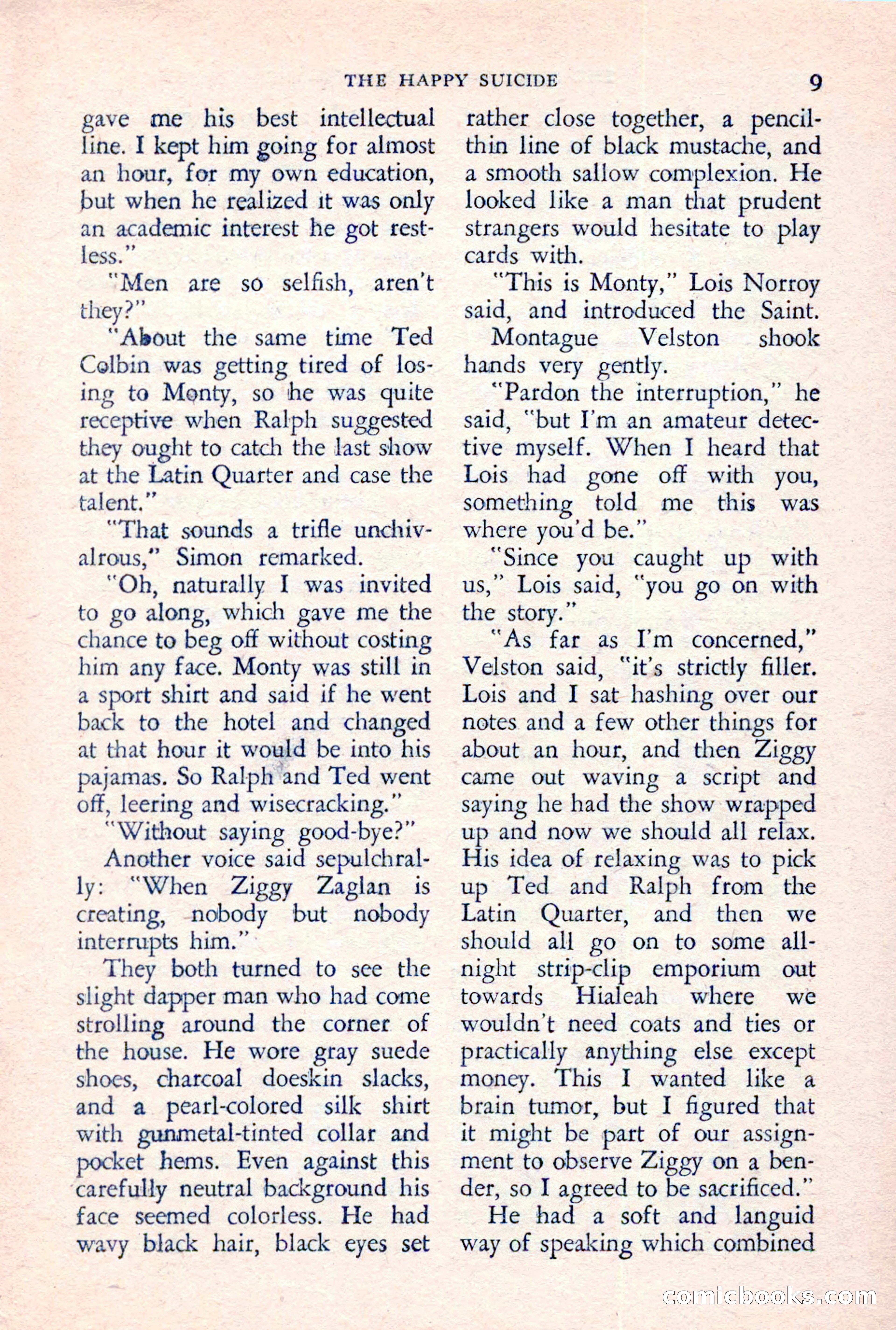 The Saint Detective Magazine, June 1957 — page 11 of 132