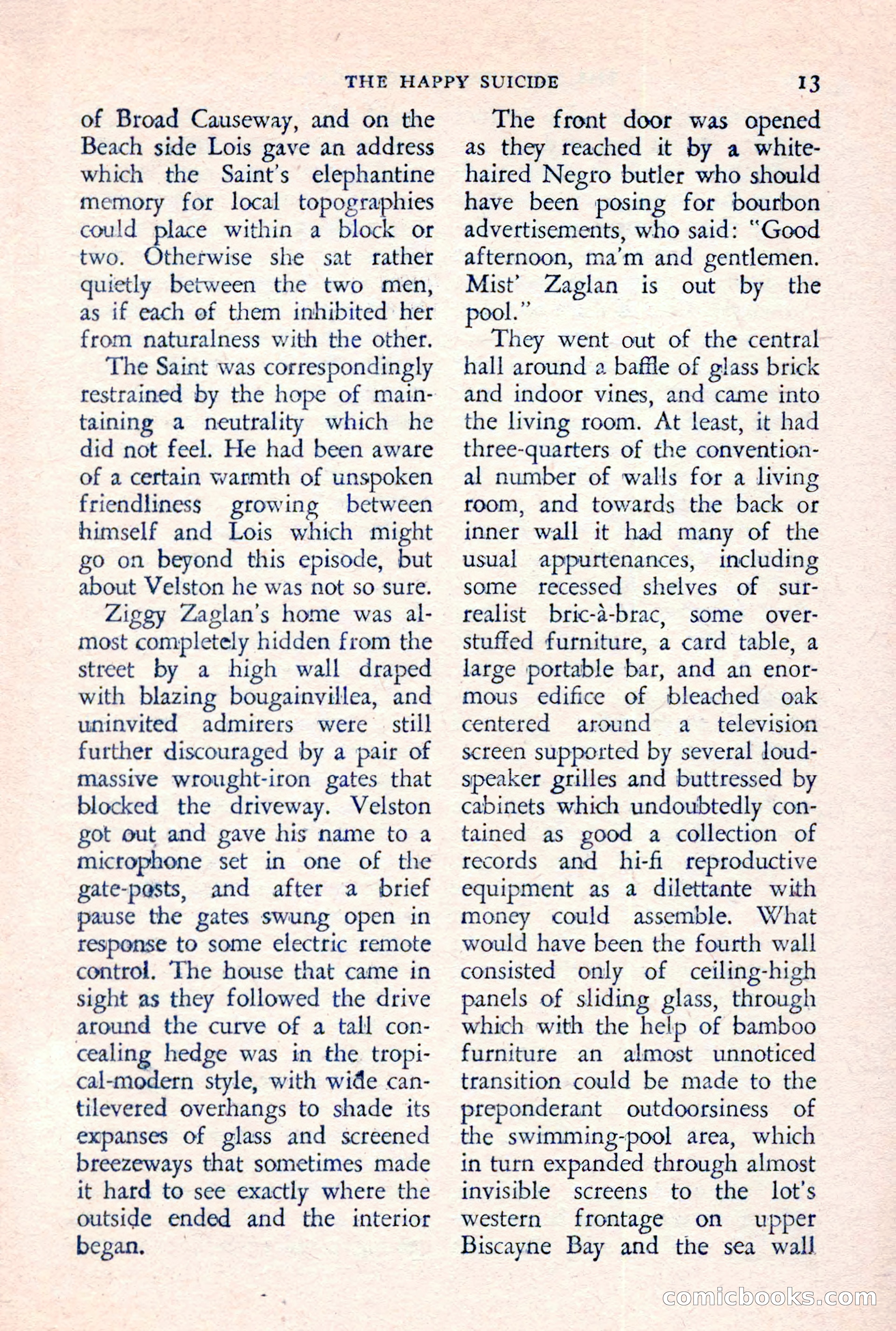 The Saint Detective Magazine, June 1957 — page 15 of 132