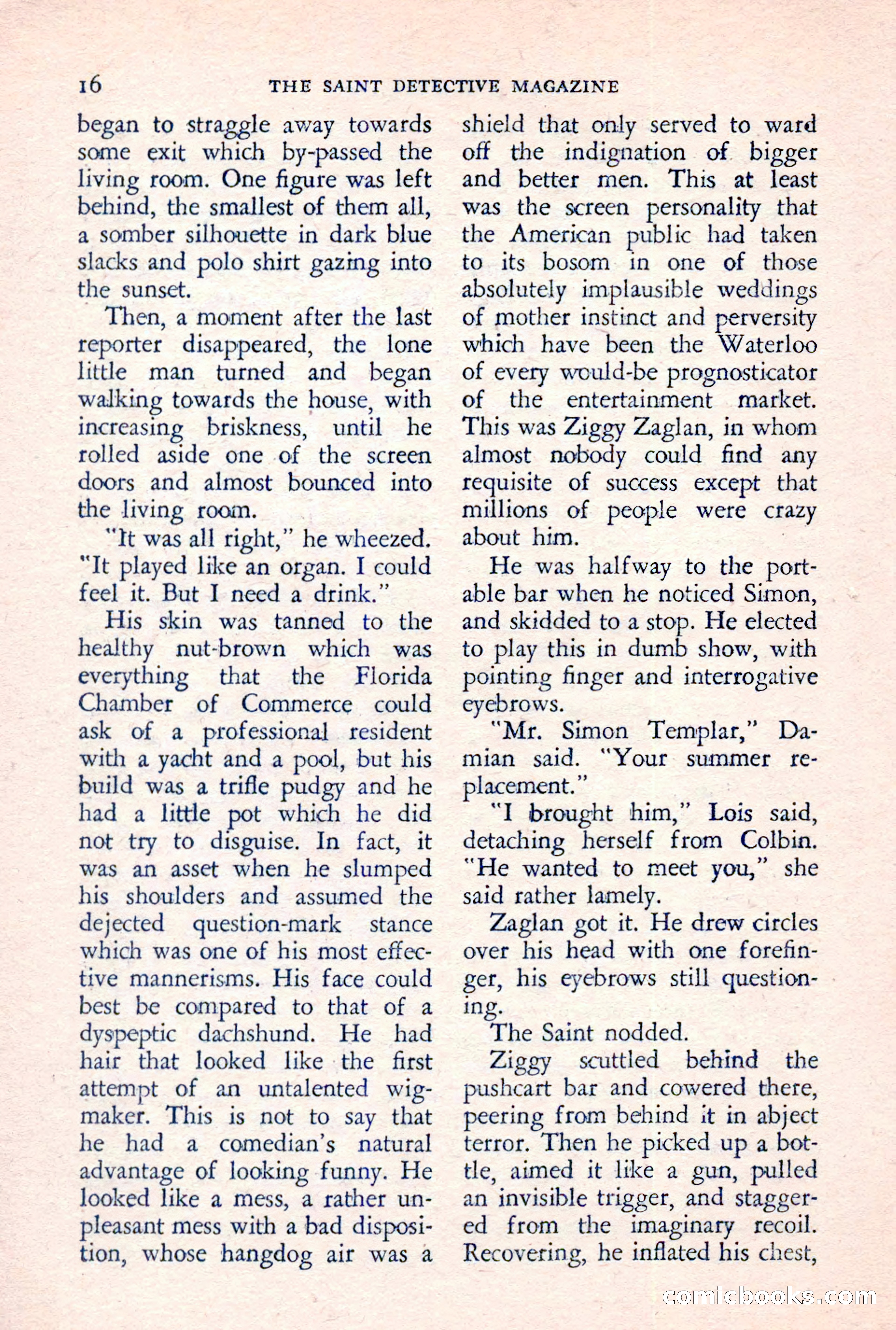 The Saint Detective Magazine, June 1957 — page 18 of 132
