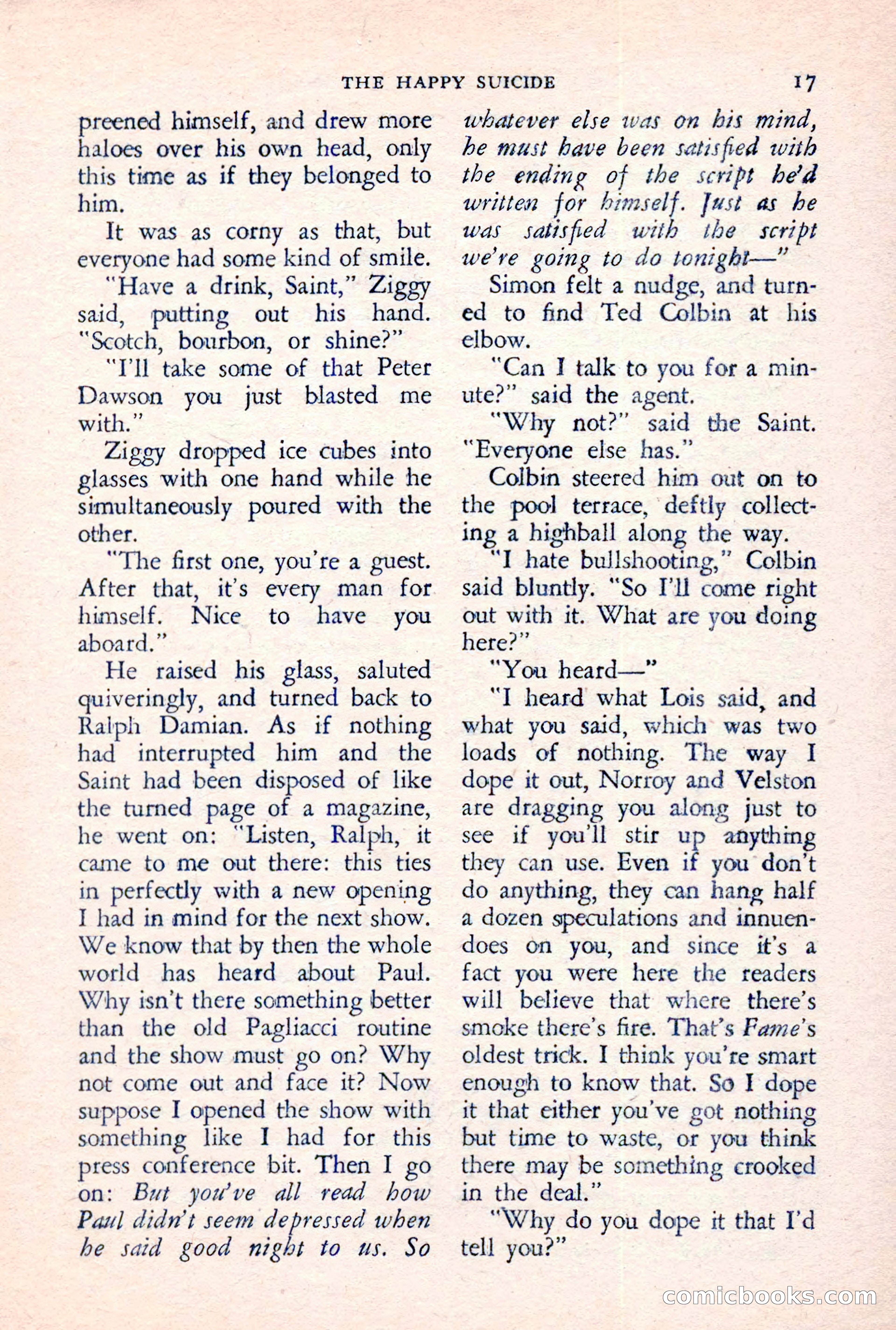 The Saint Detective Magazine, June 1957 — page 19 of 132