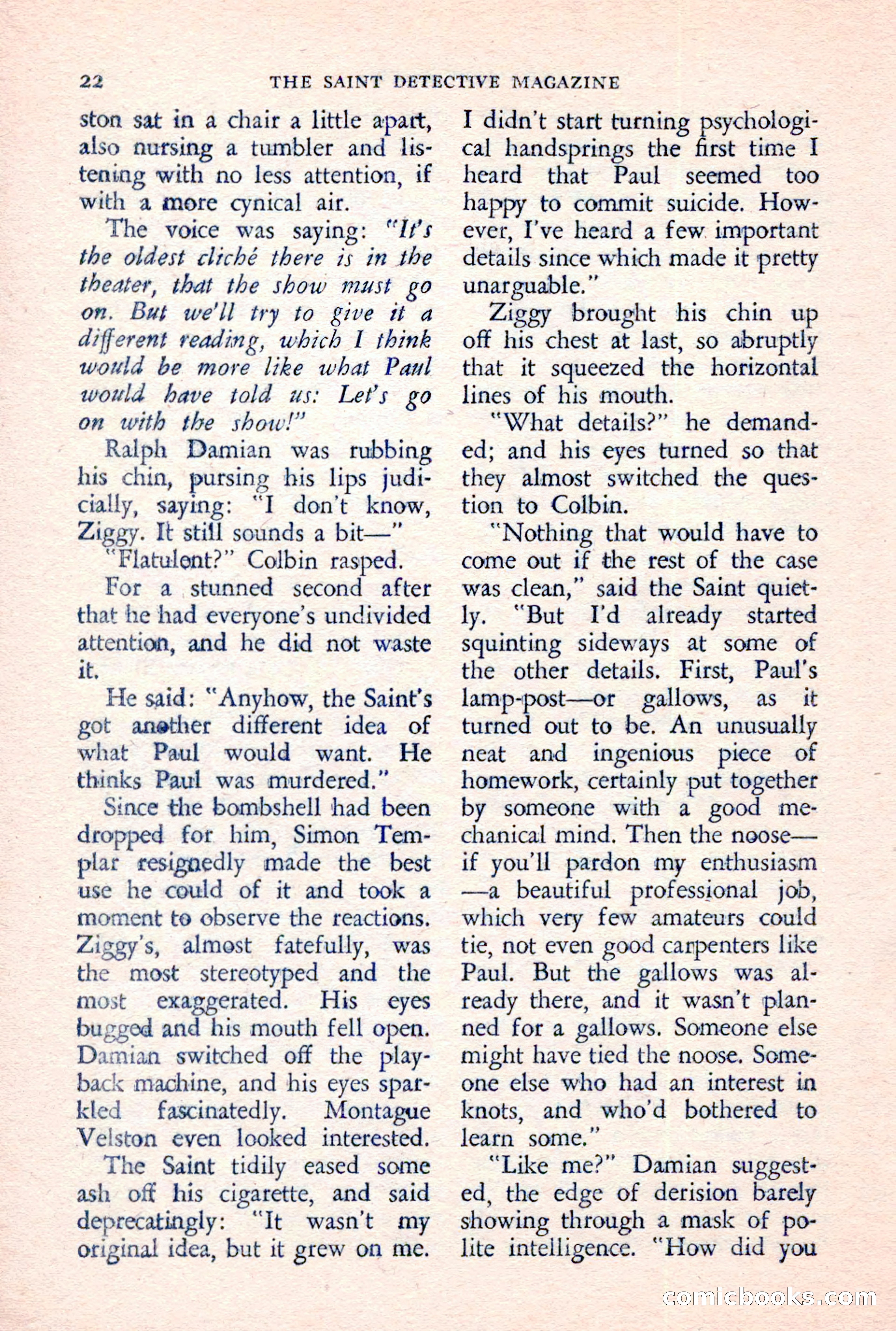 The Saint Detective Magazine, June 1957 — page 24 of 132