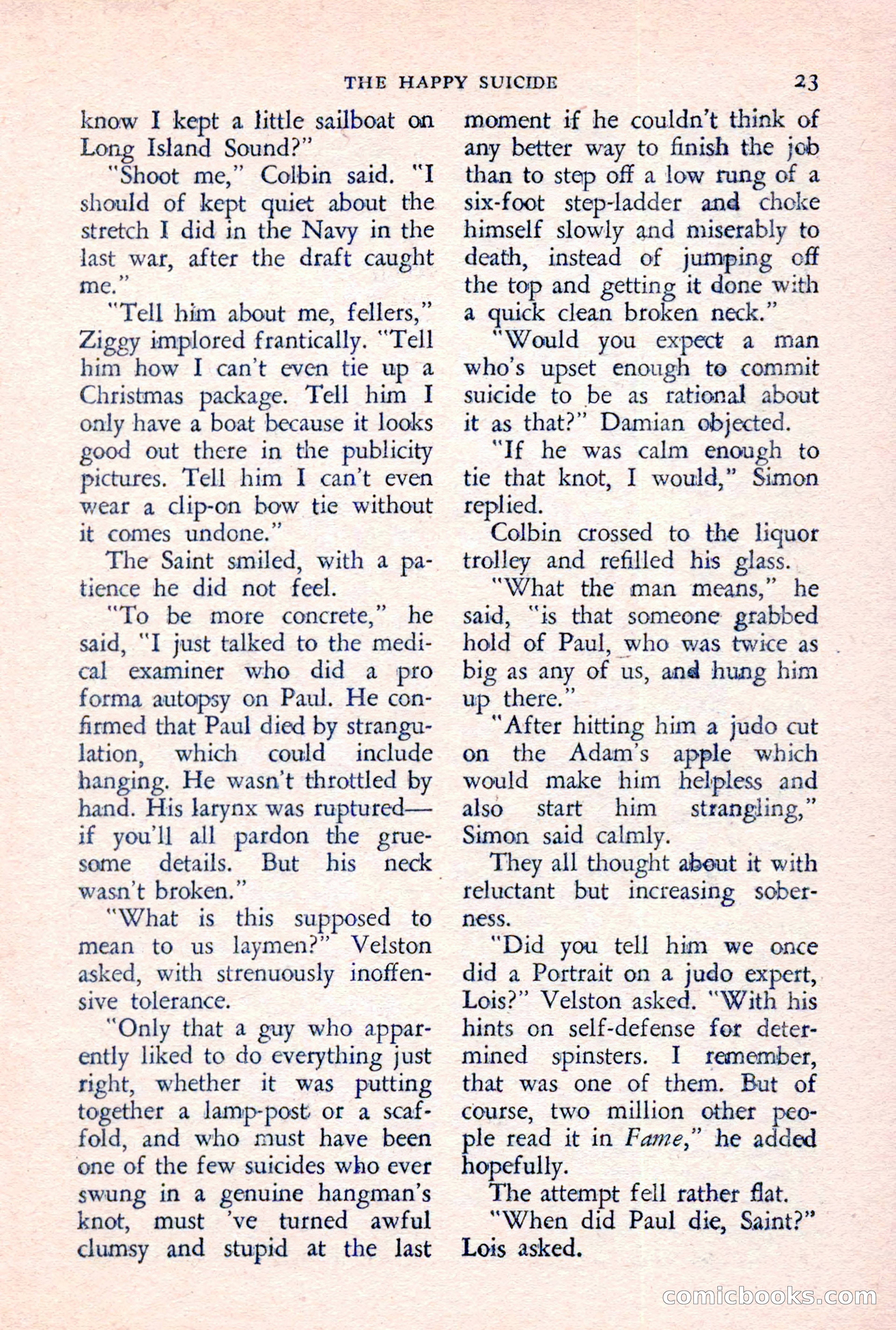 The Saint Detective Magazine, June 1957 — page 25 of 132