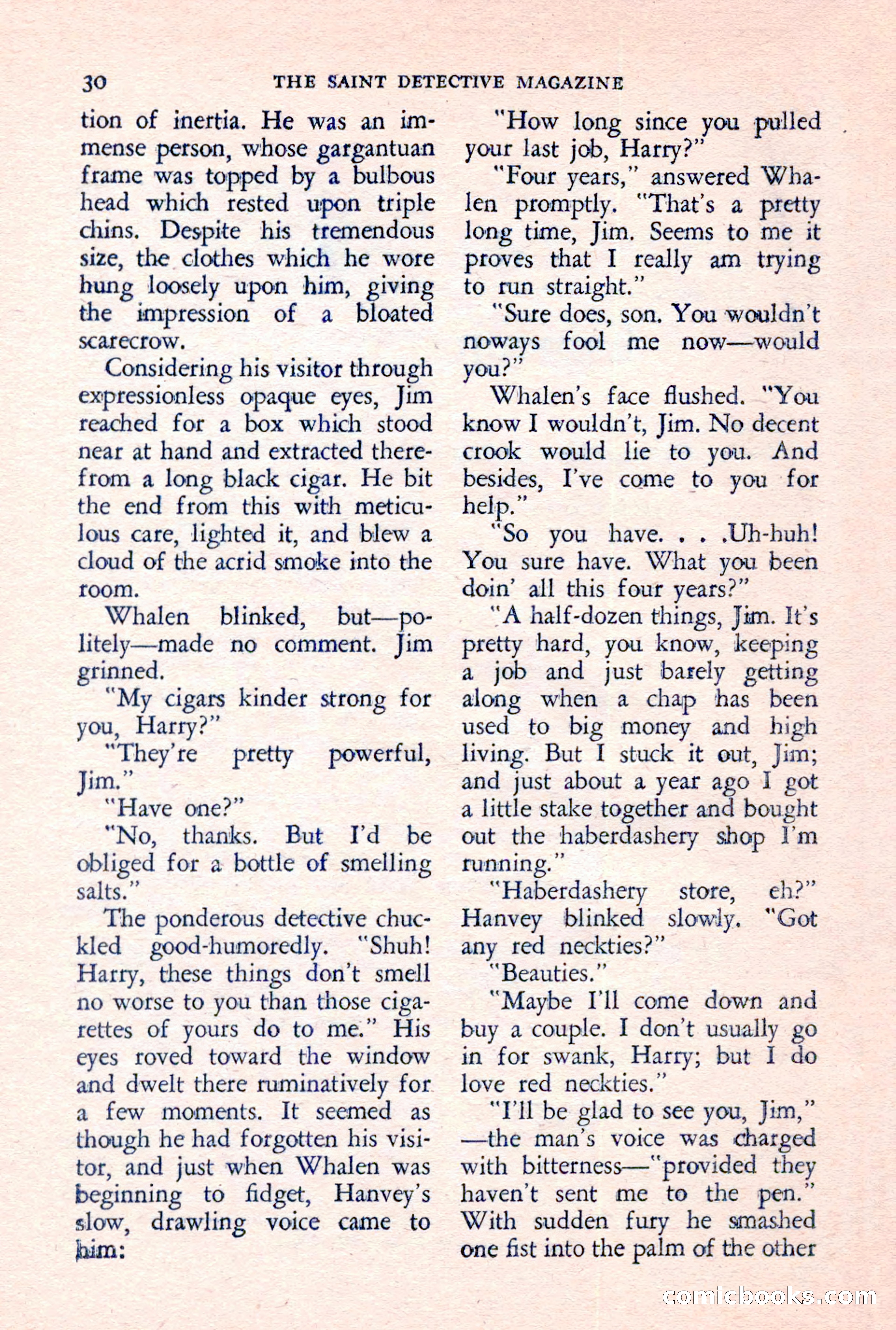 The Saint Detective Magazine, June 1957 — page 32 of 132