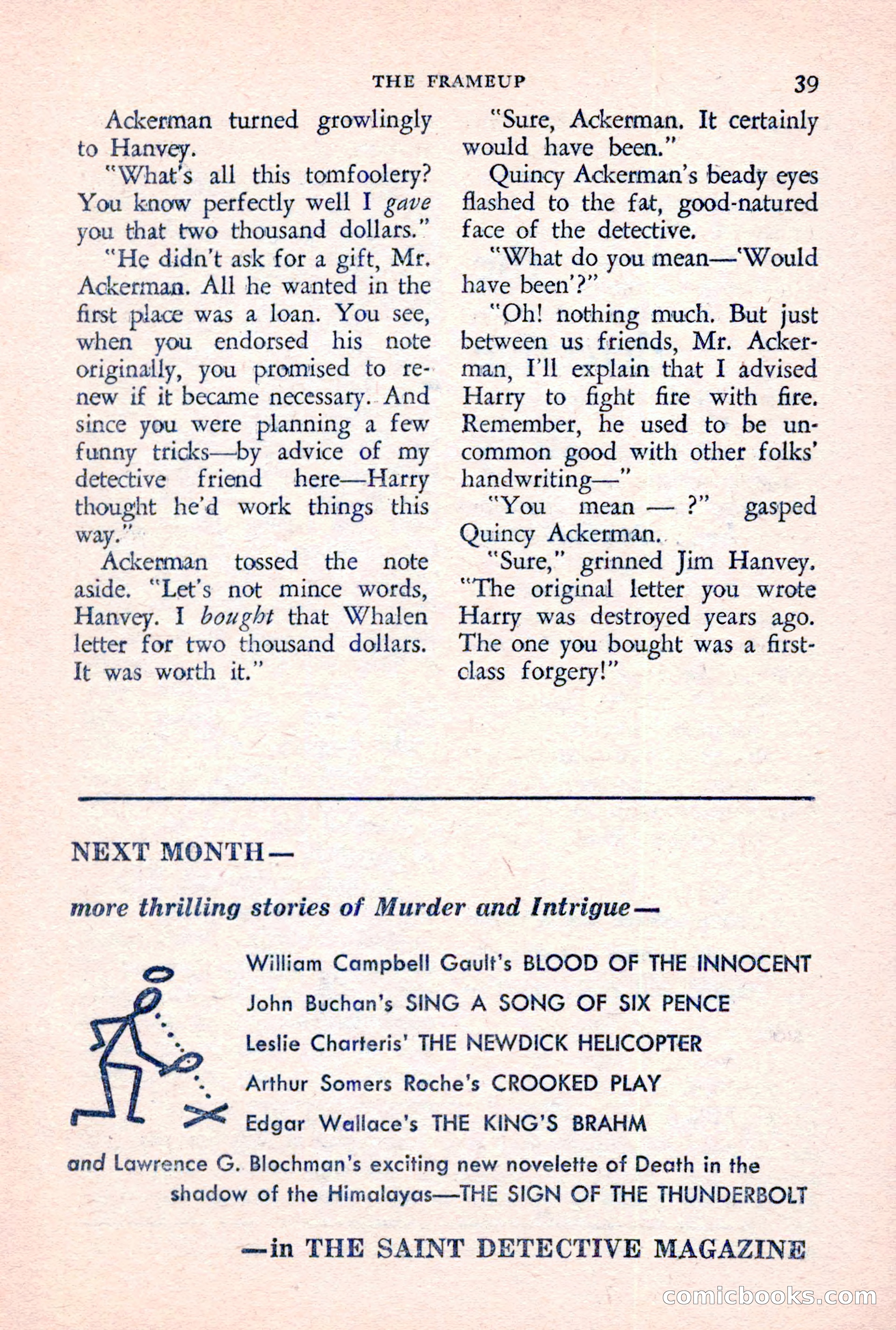 The Saint Detective Magazine, June 1957 — page 41 of 132