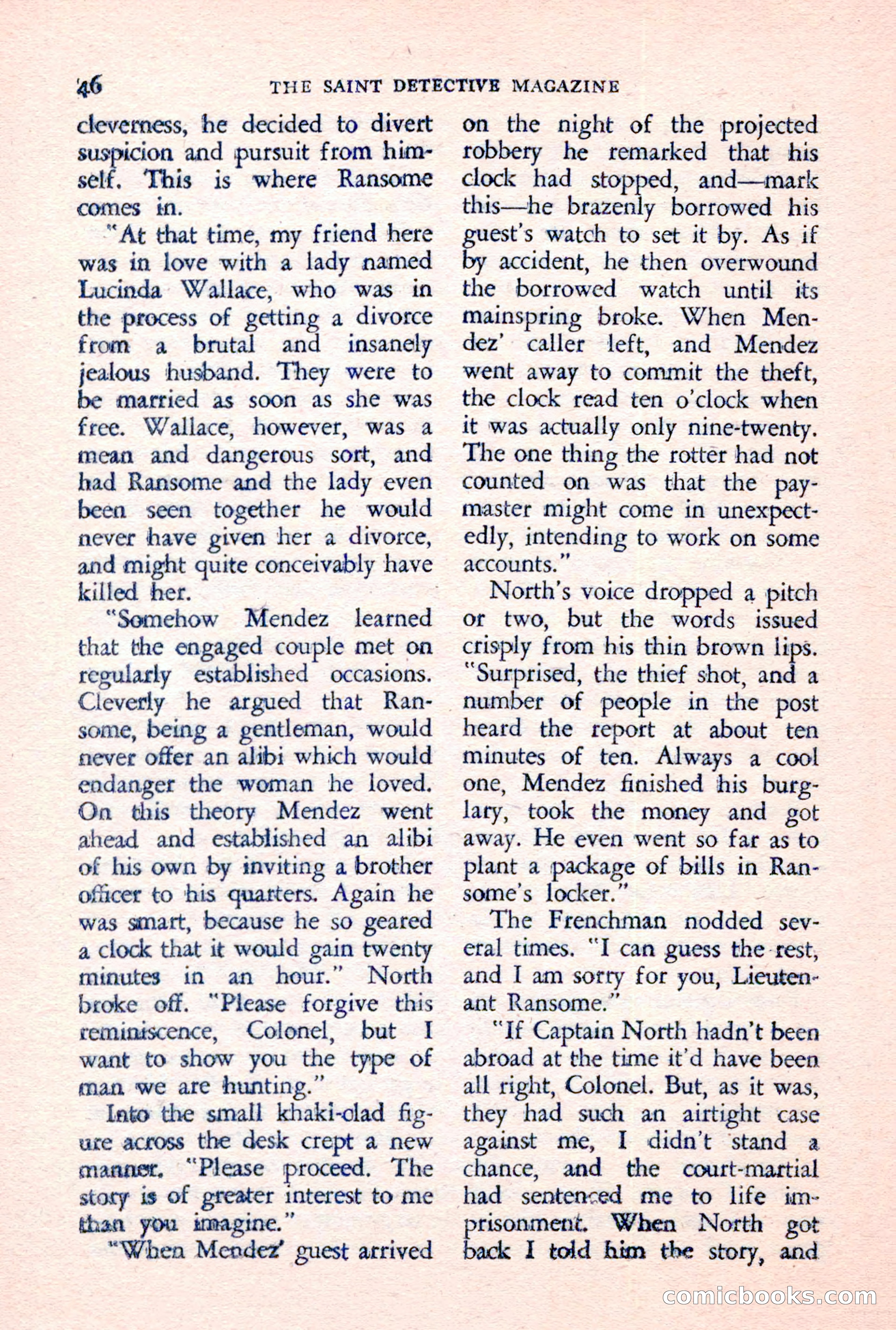 The Saint Detective Magazine, June 1957 — page 48 of 132