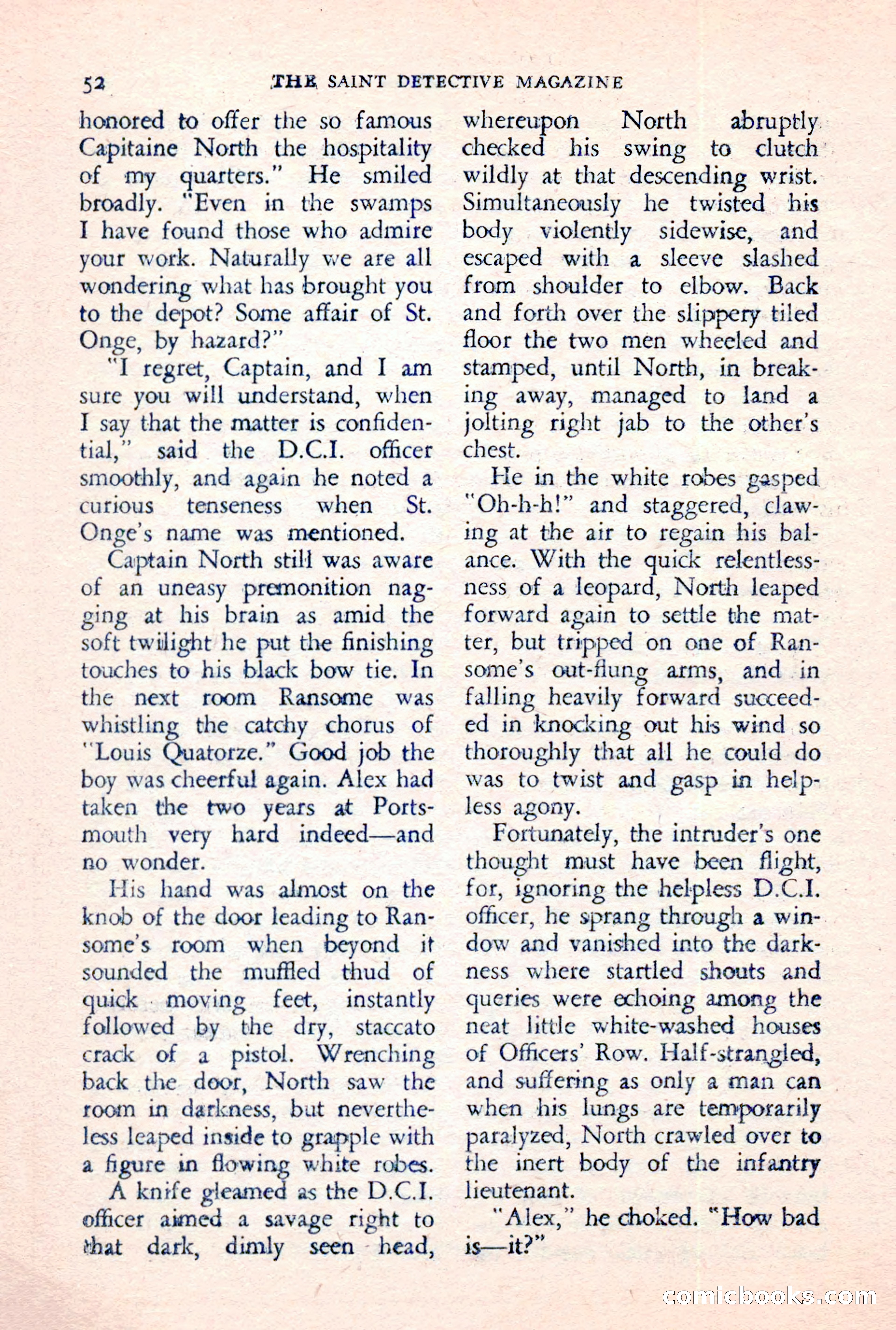 The Saint Detective Magazine, June 1957 — page 54 of 132