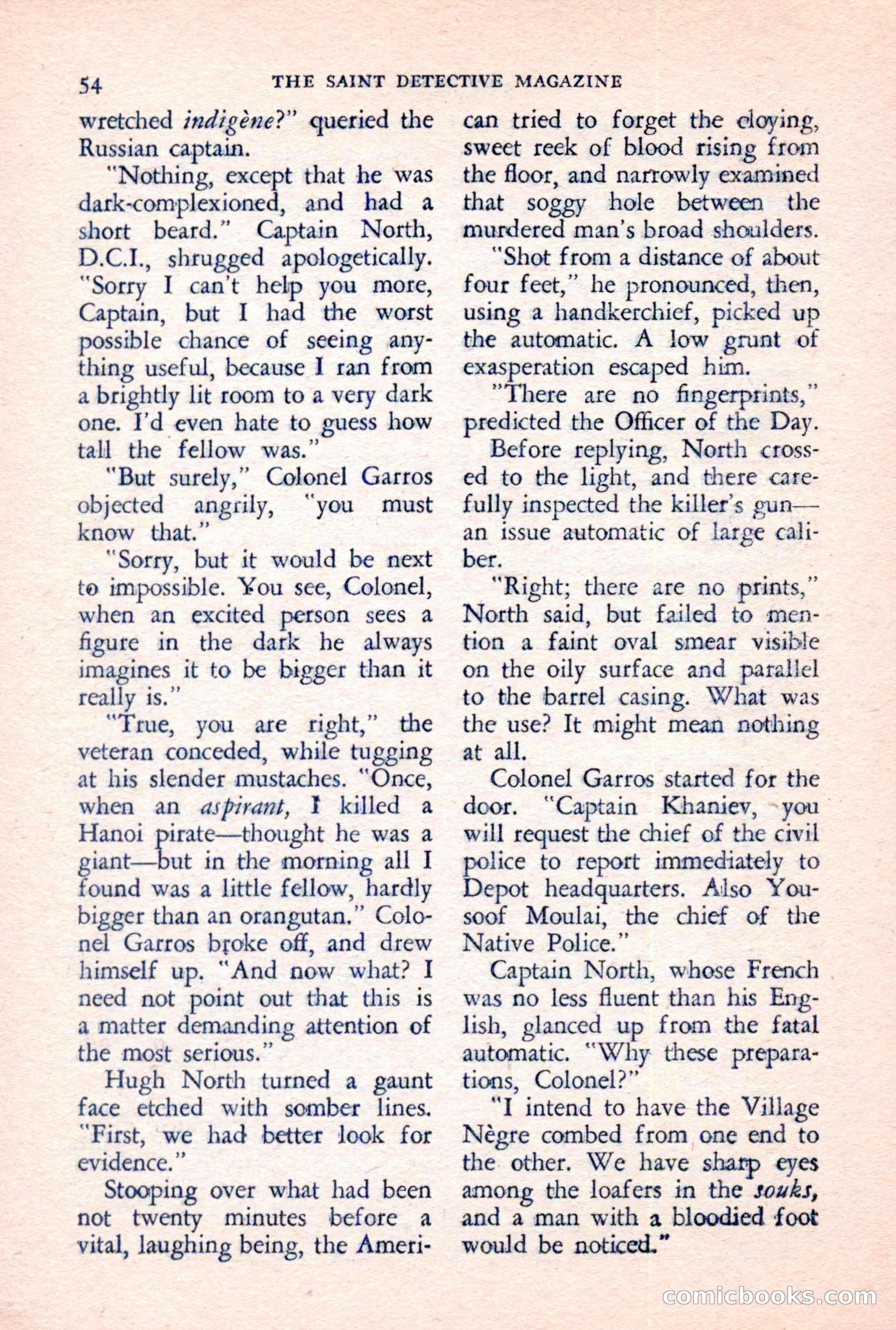 The Saint Detective Magazine, June 1957 — page 56 of 132