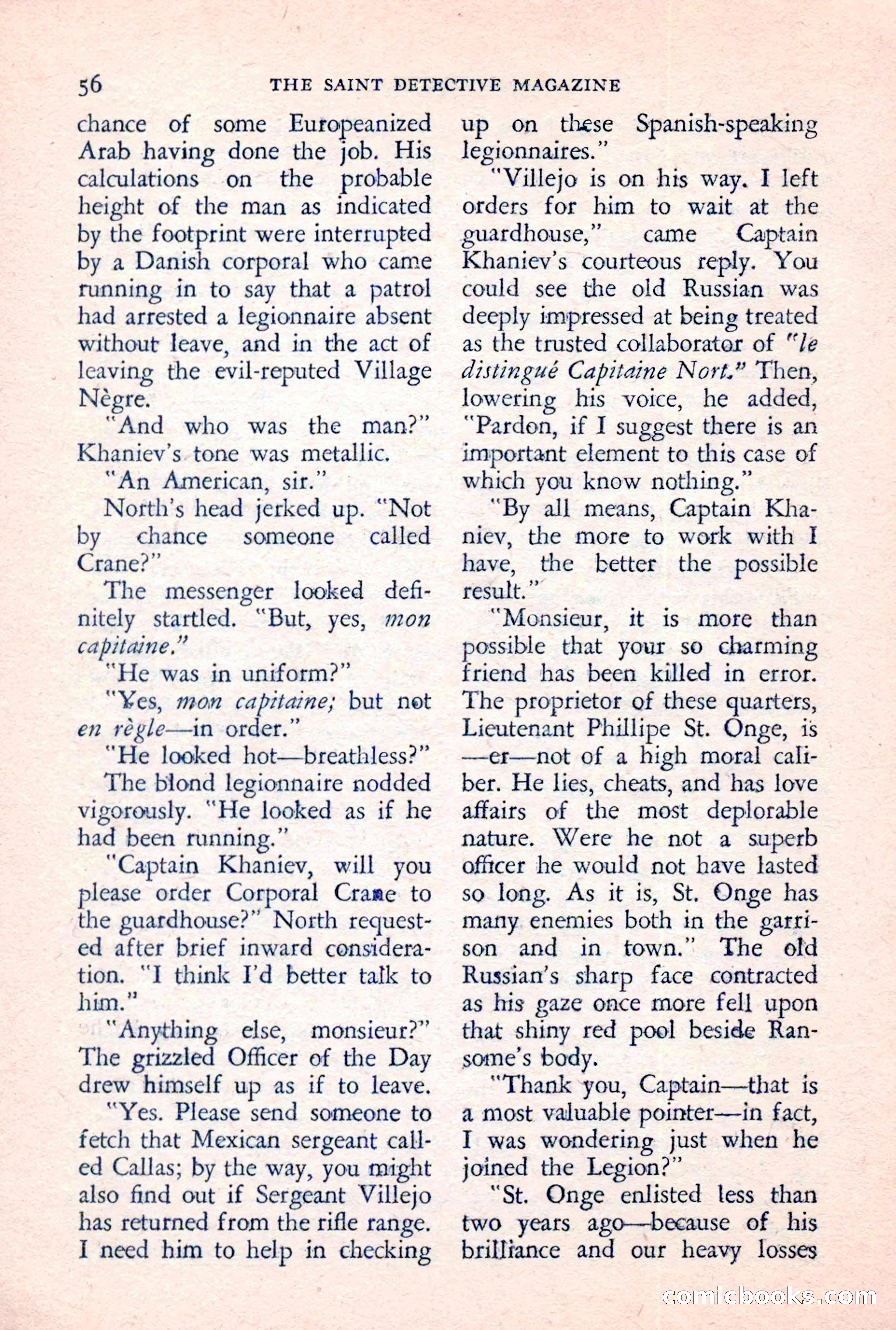 The Saint Detective Magazine, June 1957 — page 58 of 132